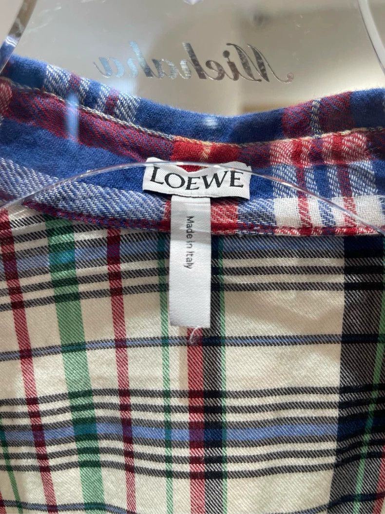 Loewe LOEWE Colorful plaid shirt overcoat Size XS / US 0-2 / IT 36-38 - 2 Thumbnail