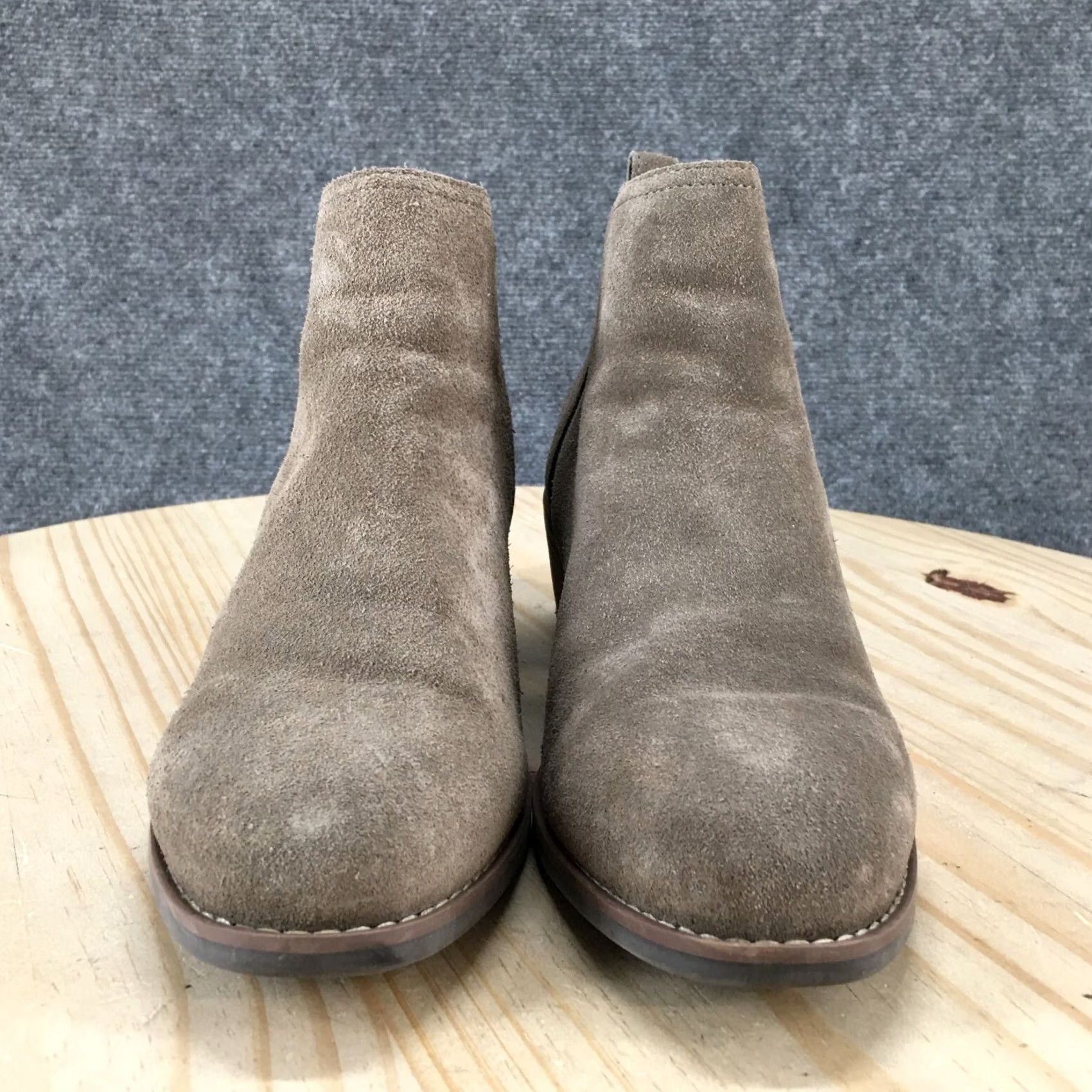 Vintage Kelly & Katie Boots Womens 8M Zora Chelsea Brown Pull On Ankle Block Casual Shoes Size M / US 6-8 / IT 42-44 - 7 Thumbnail