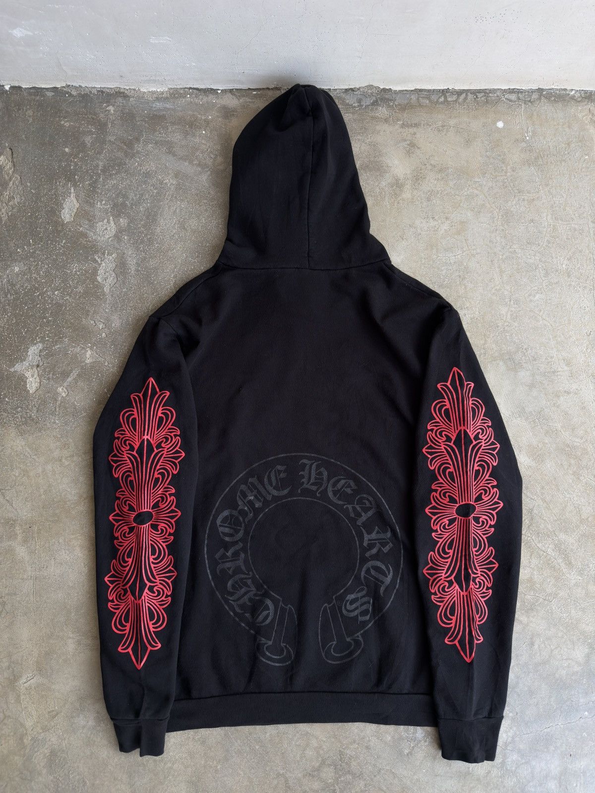 Chrome Hearts Chrome Hearts Floral Horse Shoe hoodie Size US L / EU 52-54 / 3 - 8 Thumbnail