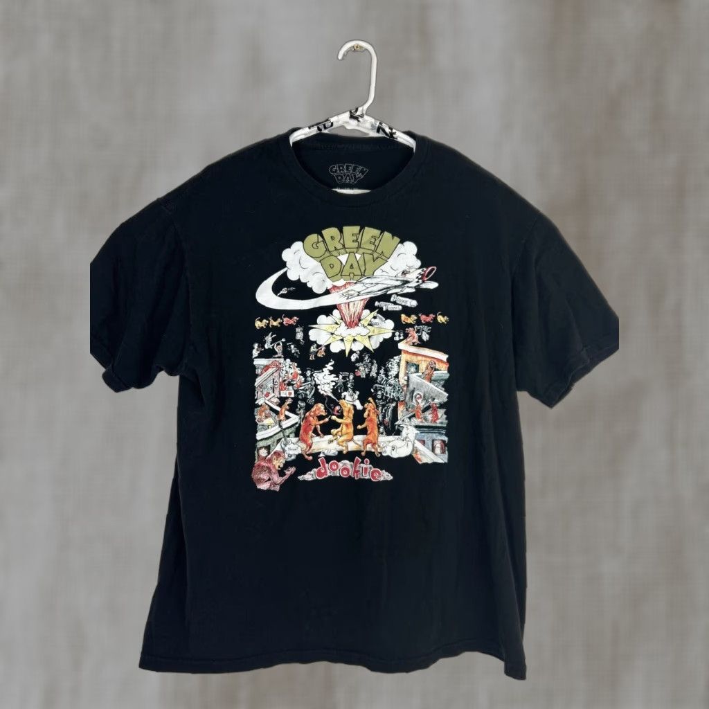 Mad Engine Green Day Band Dookie T-Shirt Mens XL Mad Engine Black Short Sleeve Size US XL / EU 56 / 4 - 1 Thumbnail