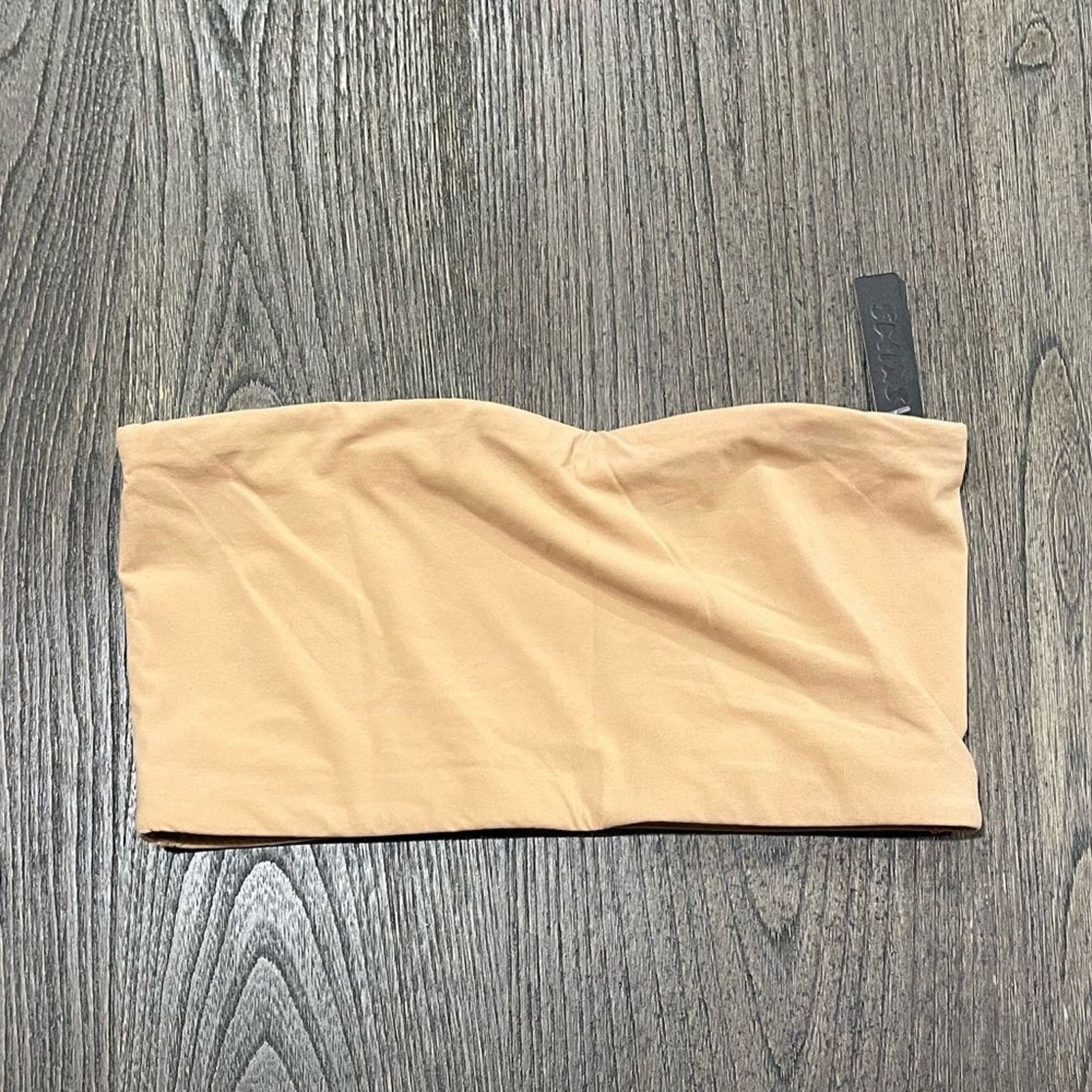 SKIMS NWT Skims Fits Everybody Bandeau Bra Ochre - Size XS Size ONE SIZE - 1 Thumbnail