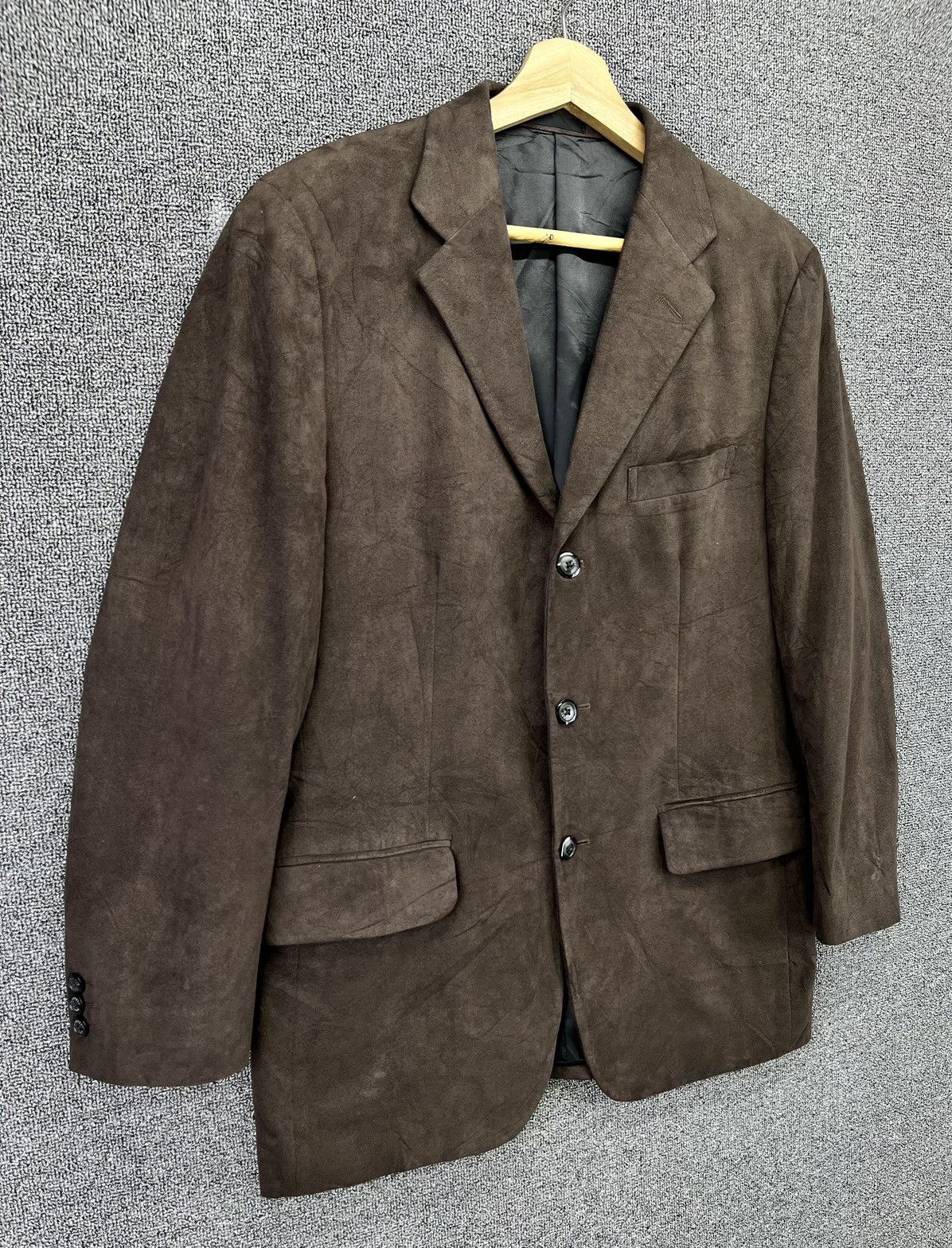 Burberry Vintage Burberry London Leather Blazers Coat Jacket Size US M / EU 48-50 / 2 - 2 Thumbnail