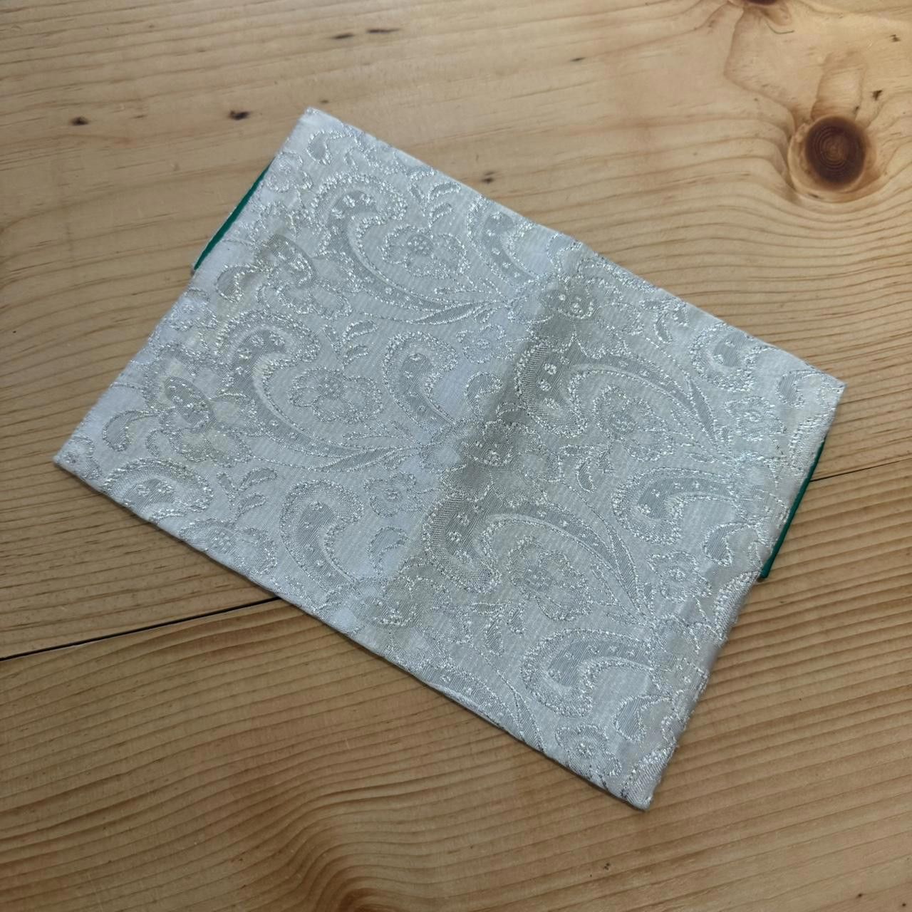 Designer Vintage Silver Envelope Clutch Purse Size ONE SIZE - 2 Thumbnail