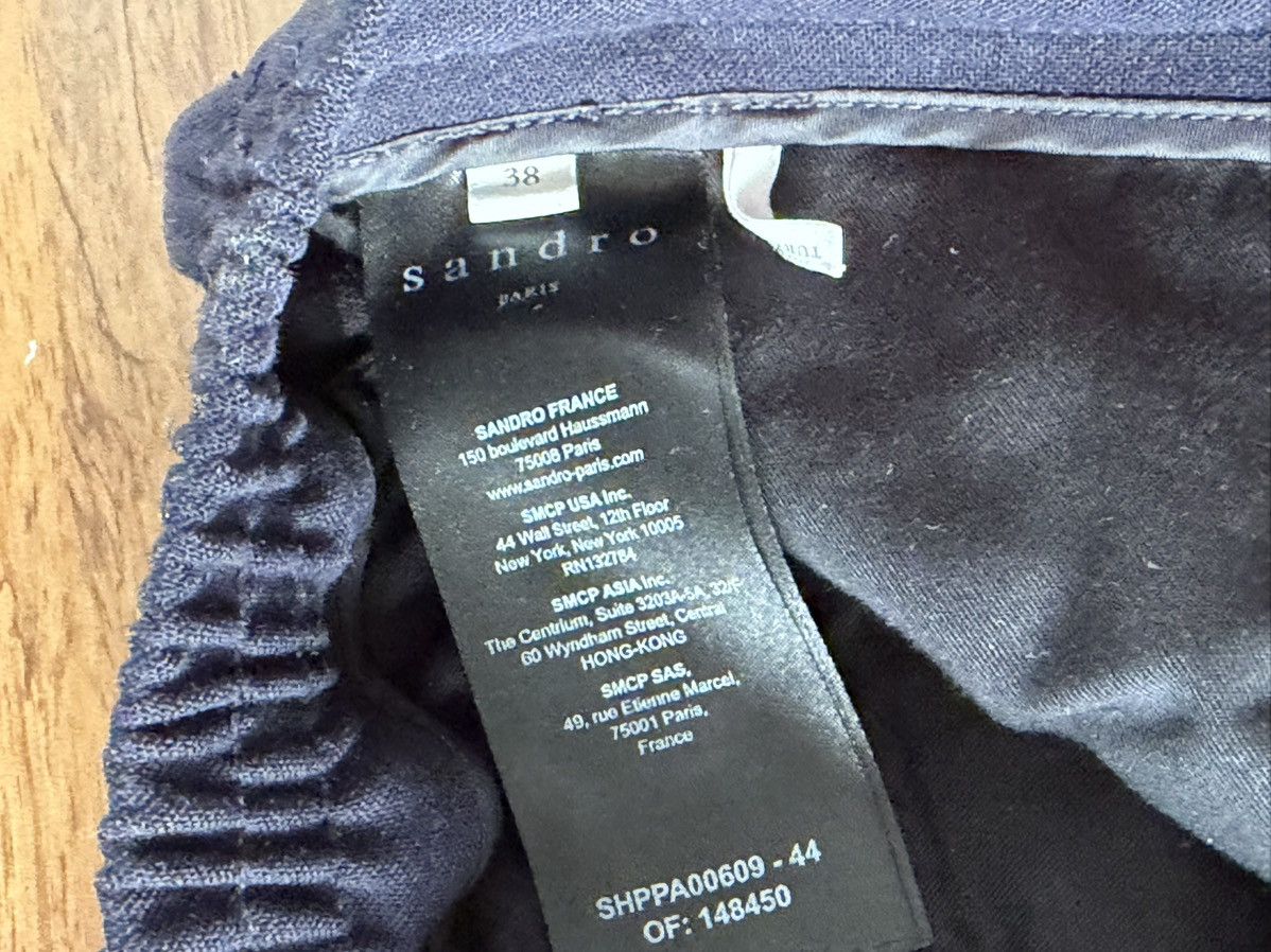 Sandro Navy Sandro Trousers (Size 30) Size US 30 / EU 46 - 7 Thumbnail