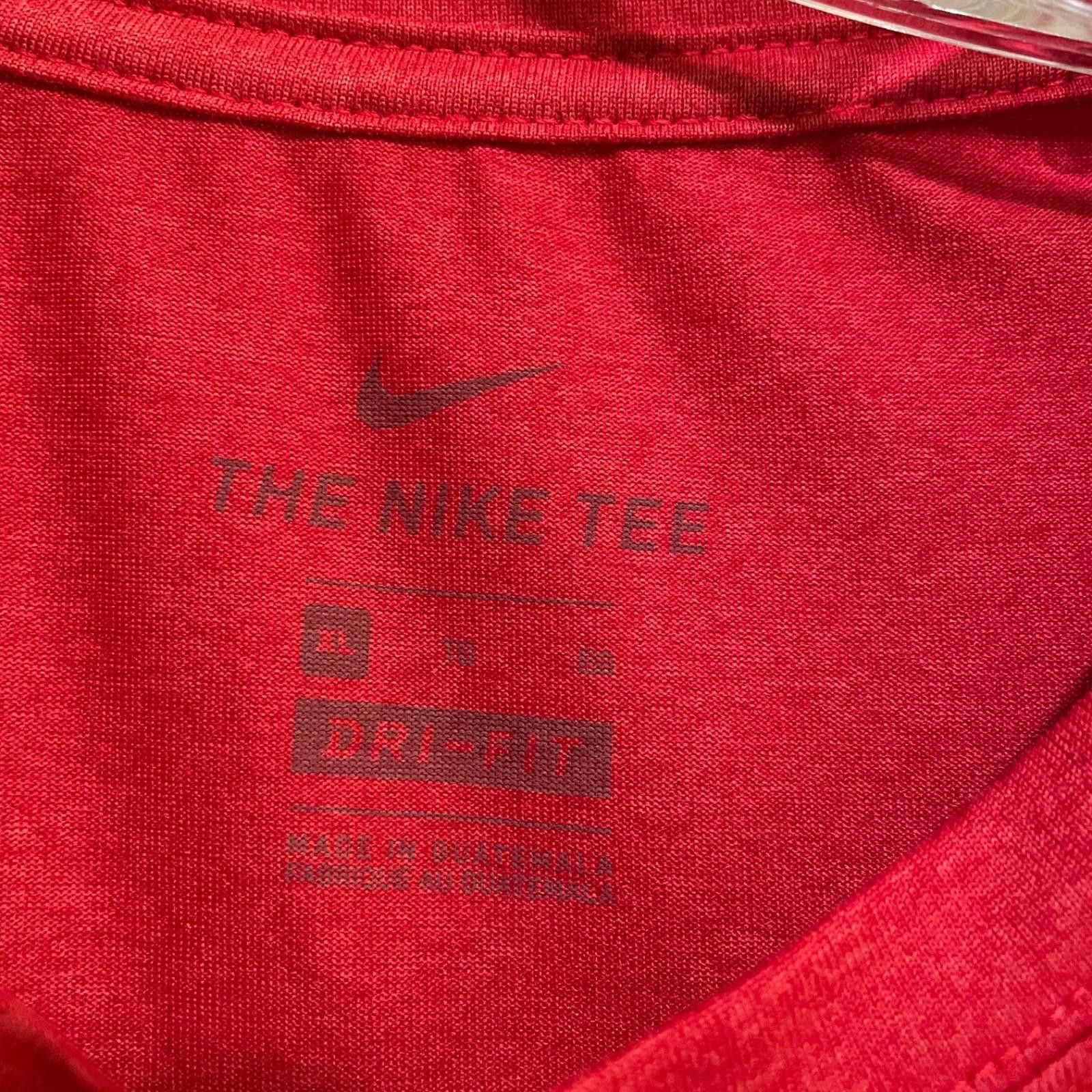 Nike Nike Dri-Fit Red T-Shirt Men's XL Athletic Training Tee Size US XL / EU 56 / 4 - 5 Thumbnail