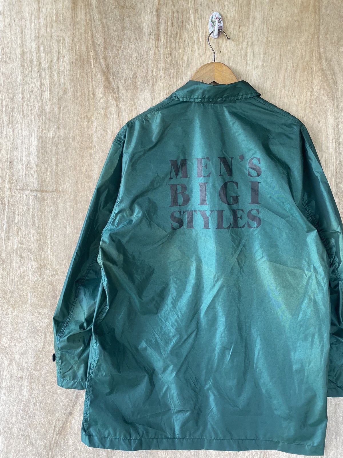 BIGI × Japanese Brand × Vintage 👘SALE👘MENS BIG NYLON RAINCOAT Size US L / EU 52-54 / 3 - 4 Thumbnail
