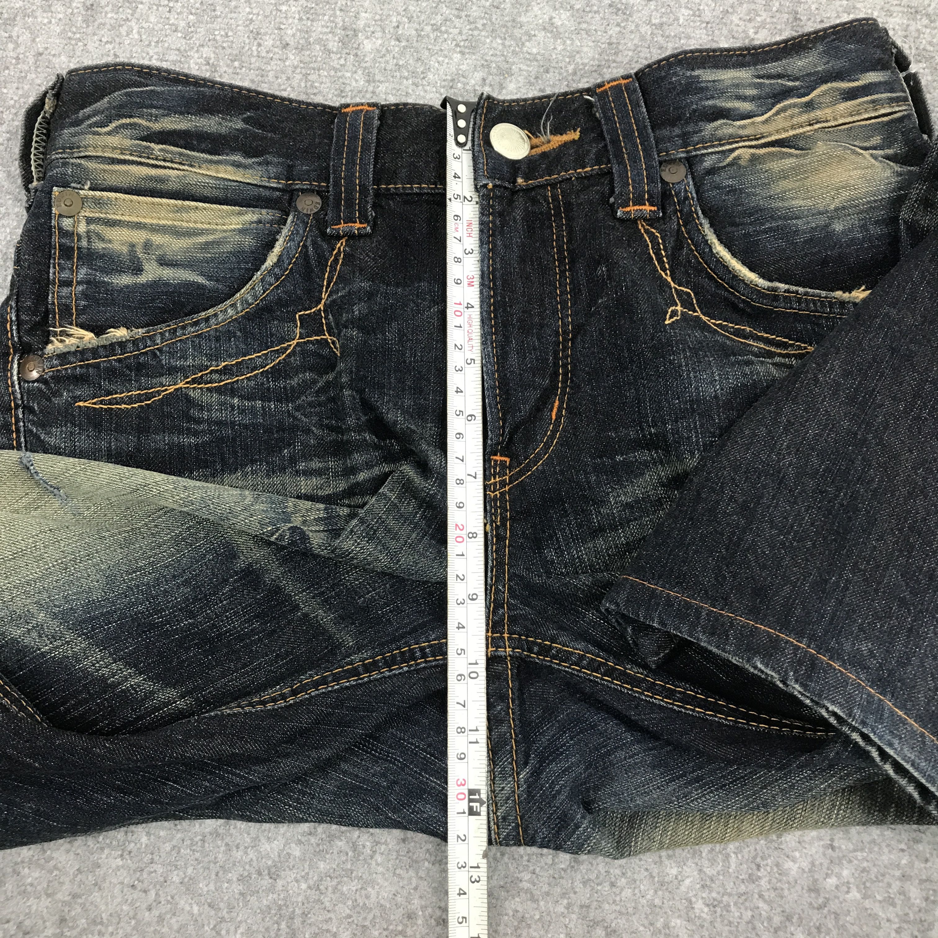 Edwin × If Six Was Nine FLARE EDWIN JAPAN BOOTCUT DISTRESSED DENIM PANTS Size US 30 / EU 46 - 4 Thumbnail