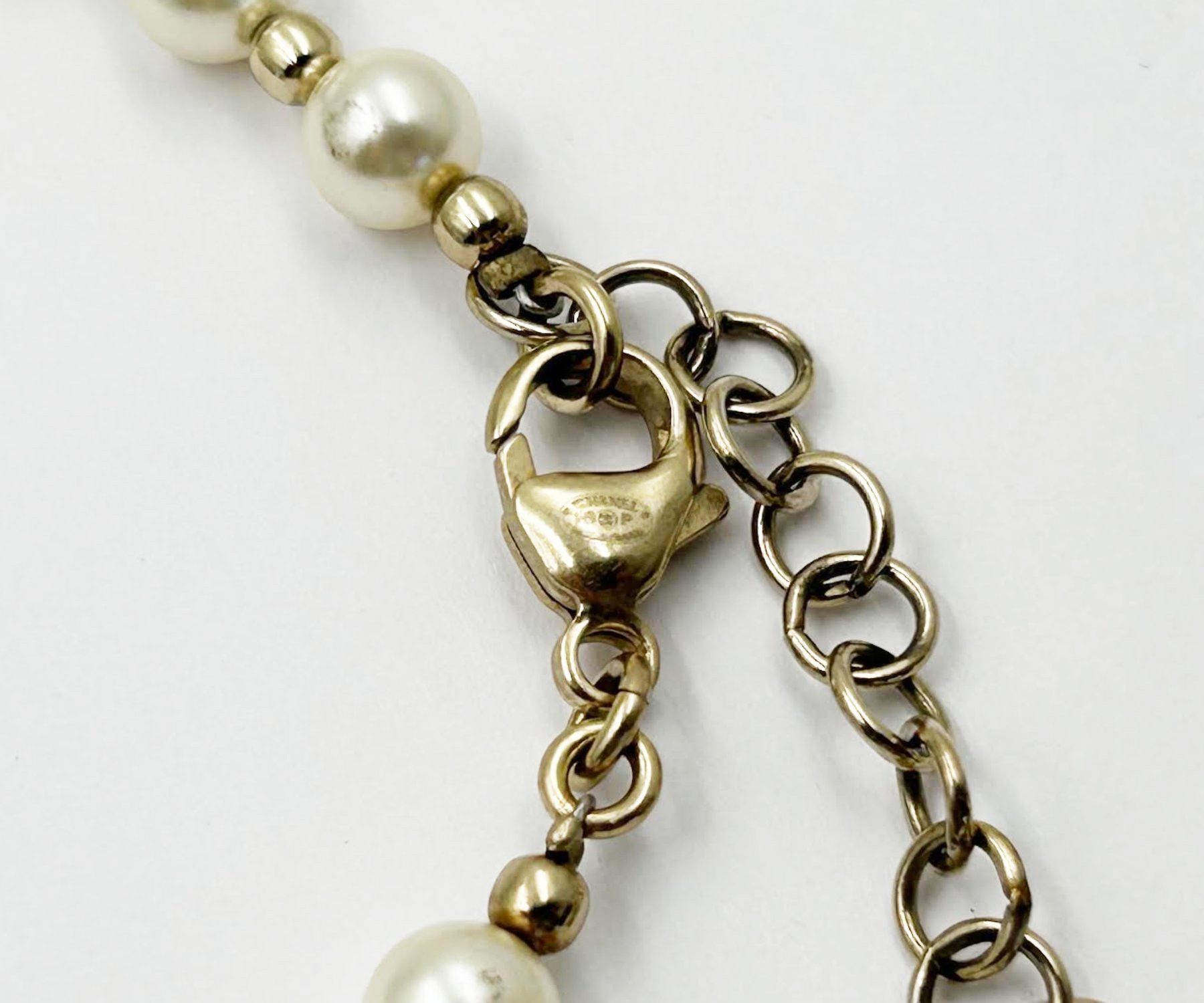 Chanel Chanel Gold CC Pastel Gemstone Long Necklace Size ONE SIZE - 5 Thumbnail