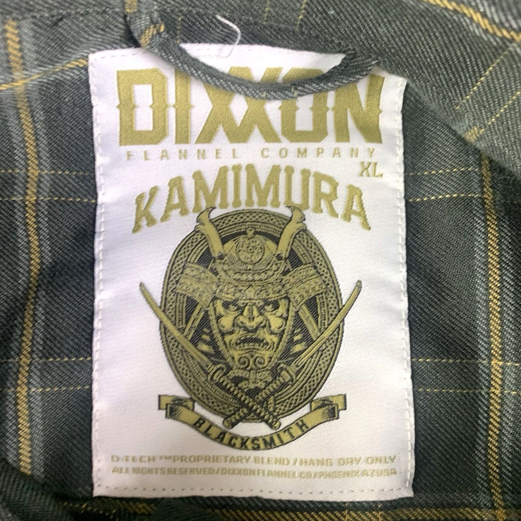 Vintage Dixxon Flannel Kamimura Blacksmith Limited Edition Women XL Black Gray Button-Up daisy? Size XL / US 12-14 / IT 48-50 - 3 Thumbnail