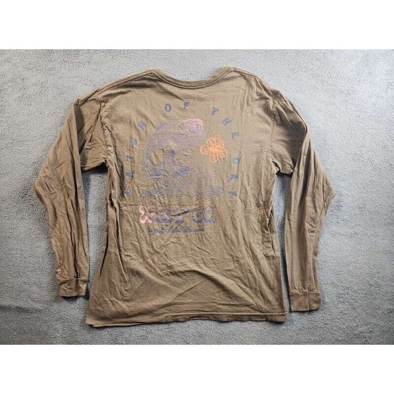 Other NEFF Shirt Adult Mens Medium Brown Catch of the Day Long Sle Size US M / EU 48-50 / 2 - 5 Thumbnail