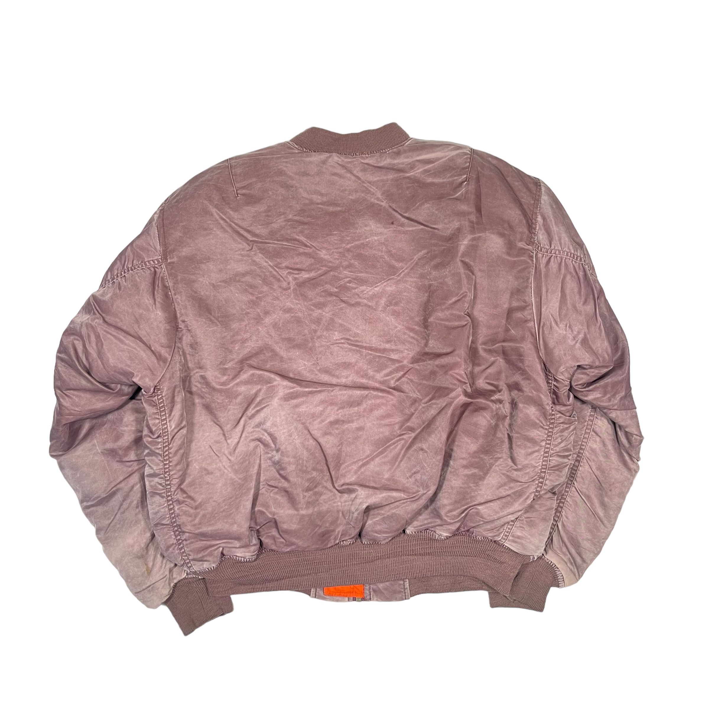 Converse × Vintage Vintage 1990s Converse Nylon Washed Bomber Jacket Size US M / EU 48-50 / 2 - 8 Thumbnail