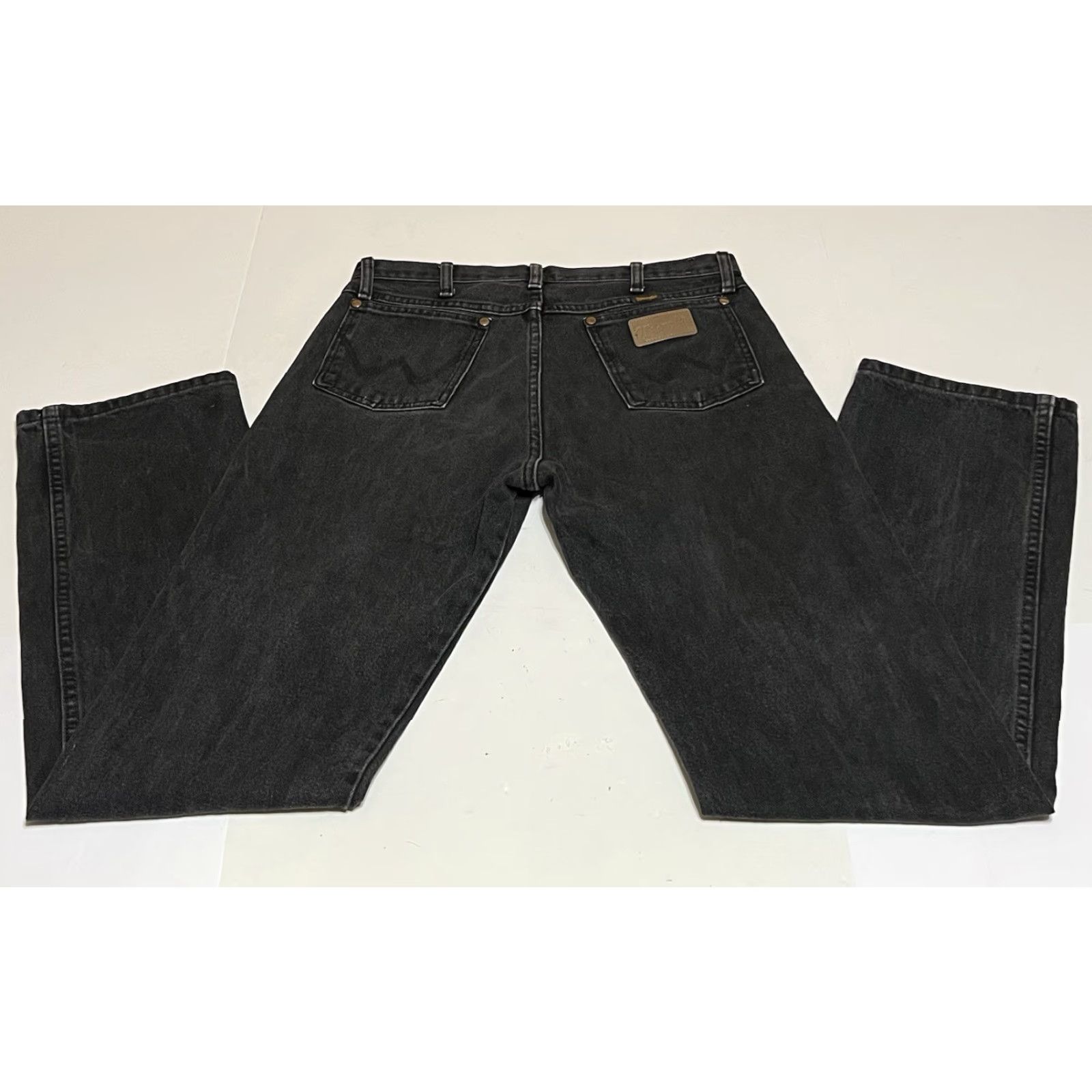 Wrangler VINTAGE Wrangler Cowboy Cut Denim Jeans Black Mens 32 x 34 Size US 32 / EU 48 - 2 Thumbnail
