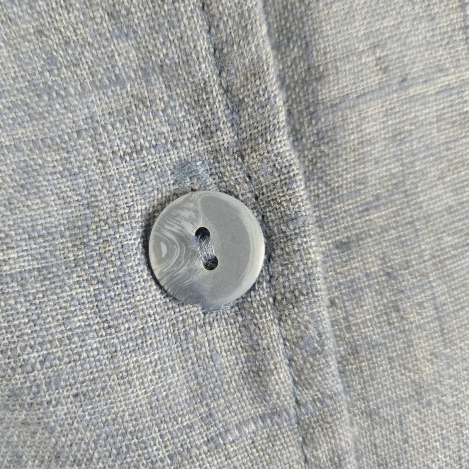 Vintage Vintage Chambray Linen Blend Button Down Shirt Size XL Size XL / US 12-14 / IT 48-50 - 4 Thumbnail