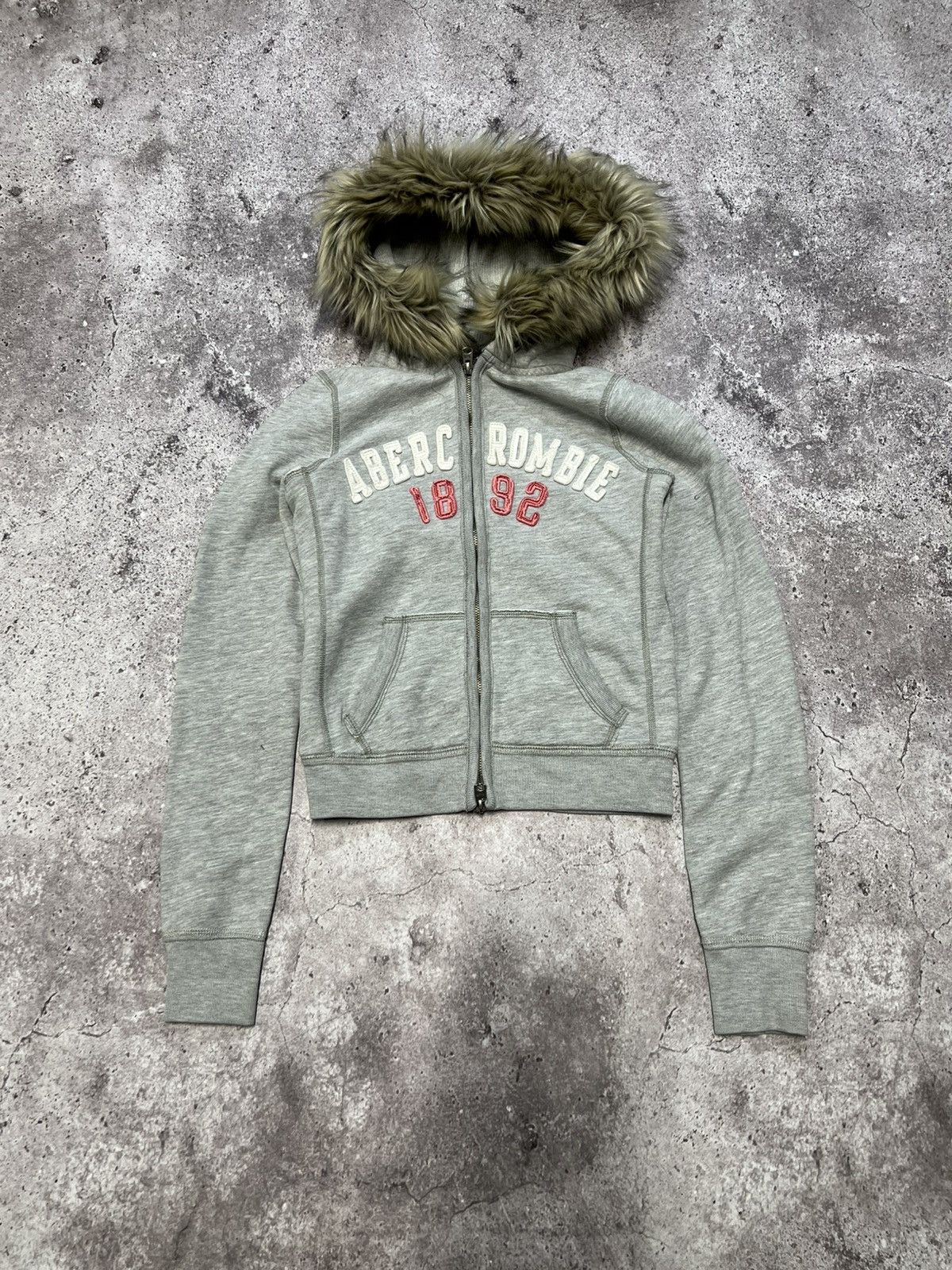 Abercrombie & Fitch Y2K Vintage Abercrombie Fur Hoodie Lgb if6was9 style Size S / US 4 / IT 40 - 2 Thumbnail