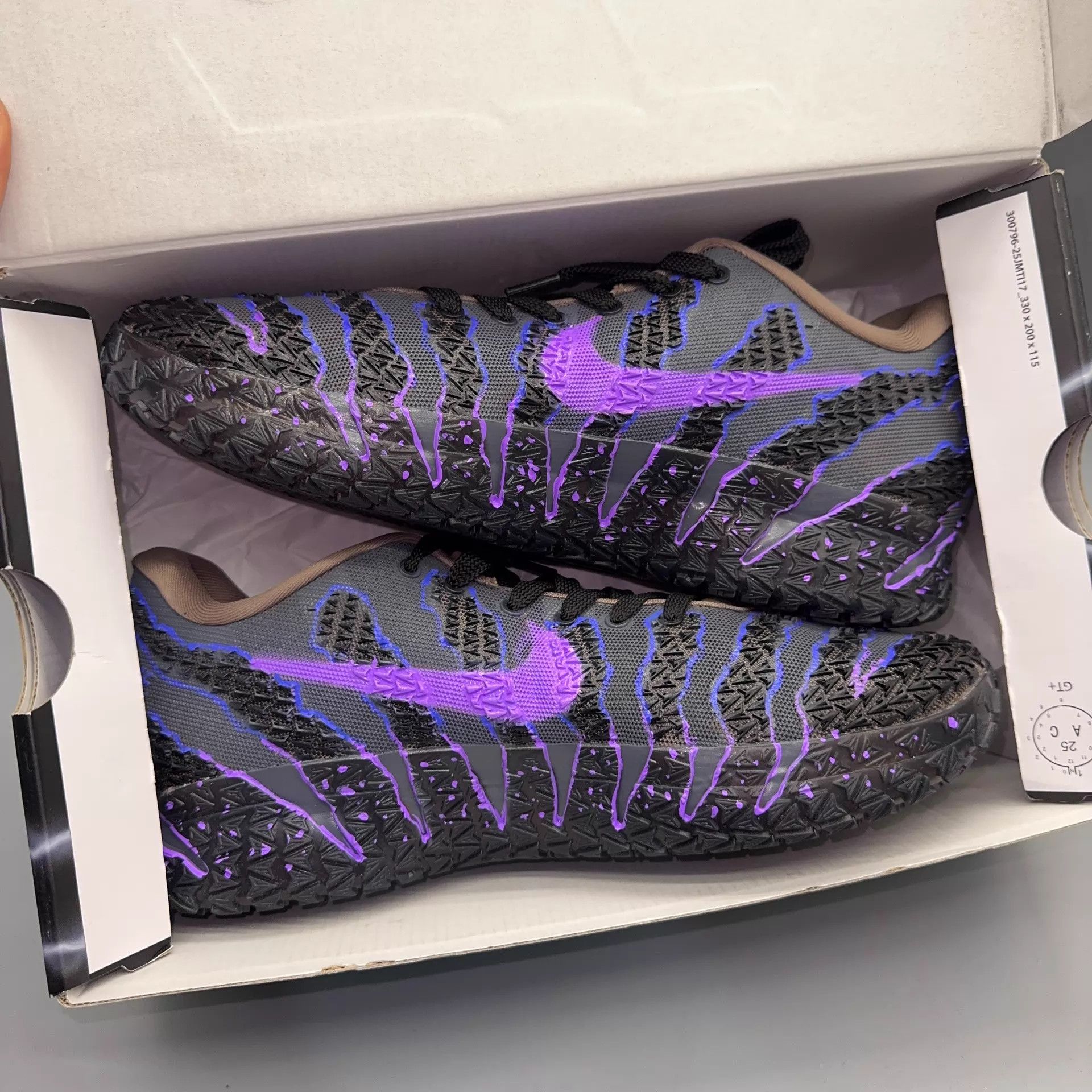 Nike Nike Ja3 Morant 3 Black Purple 44.5 Size US 10.5 / EU 43-44 - 6 Thumbnail