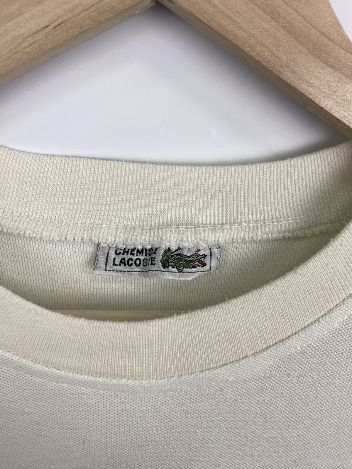 Lacoste 🇫🇷 Vintage 80s Lacoste T-Shirt made in France Retro Rare Hype Size US M / EU 48-50 / 2 - 6 Thumbnail