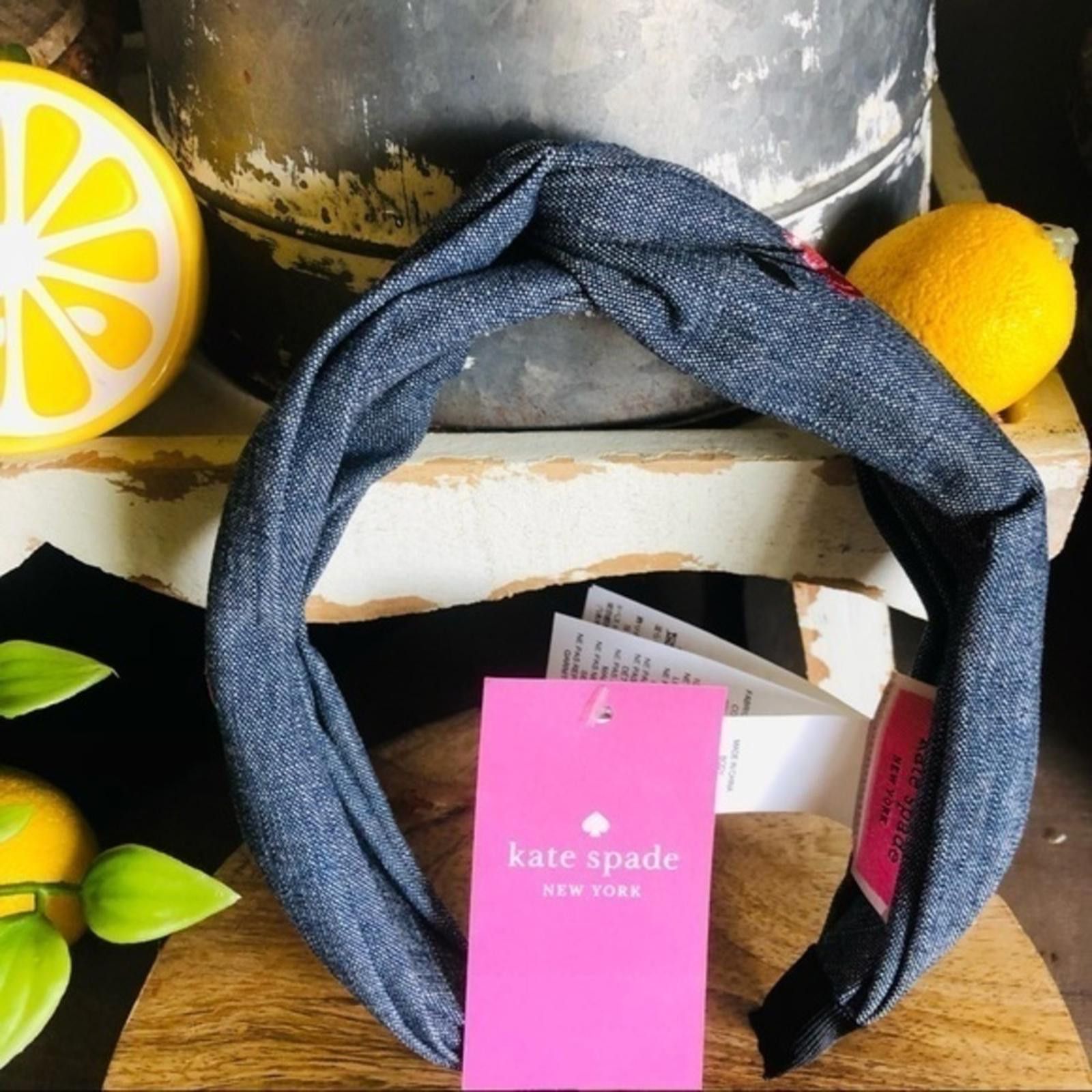 Designer Kate Spade Head Band Blue NWT Size ONE SIZE - 3 Thumbnail