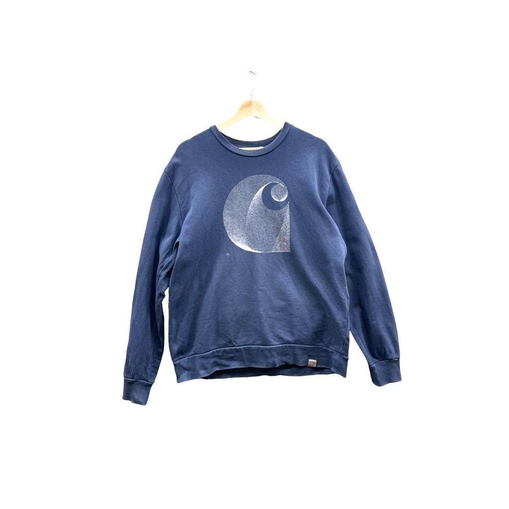 Carhartt Wip × Vintage 2000's Carhartt WIP Abstract Logo Graphic Sweatshirt Size US L / EU 52-54 / 3 - 1 Thumbnail