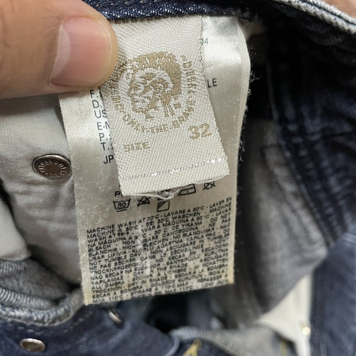Diesel 🔥Vintage Diesel Industry Safado Ripped Distress Denim Jeans Size US 35 - 13 Thumbnail