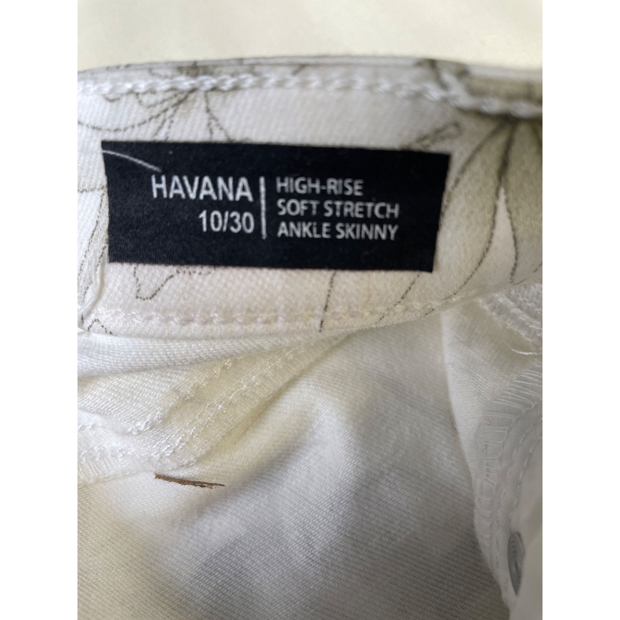 Buffalo David Bitton Buffalo David Bitton Women's Beige Pants/ Jeans Ankle High r Size 32" / US 10 / IT 46 - 4 Thumbnail