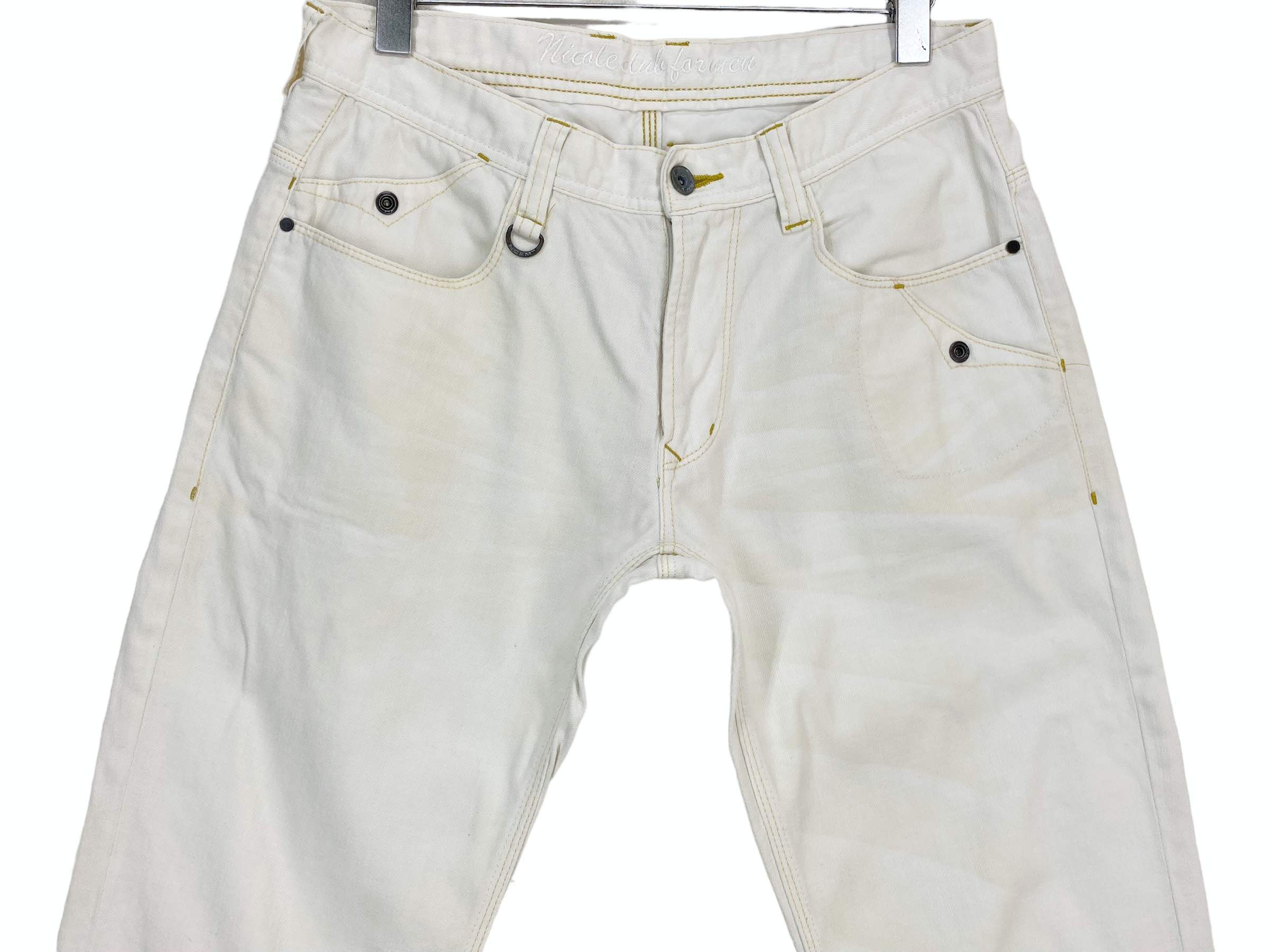 Japanese Brand × Nicole Club Nicole Club for Men Pants White Size US 32 / EU 48 - 3 Thumbnail
