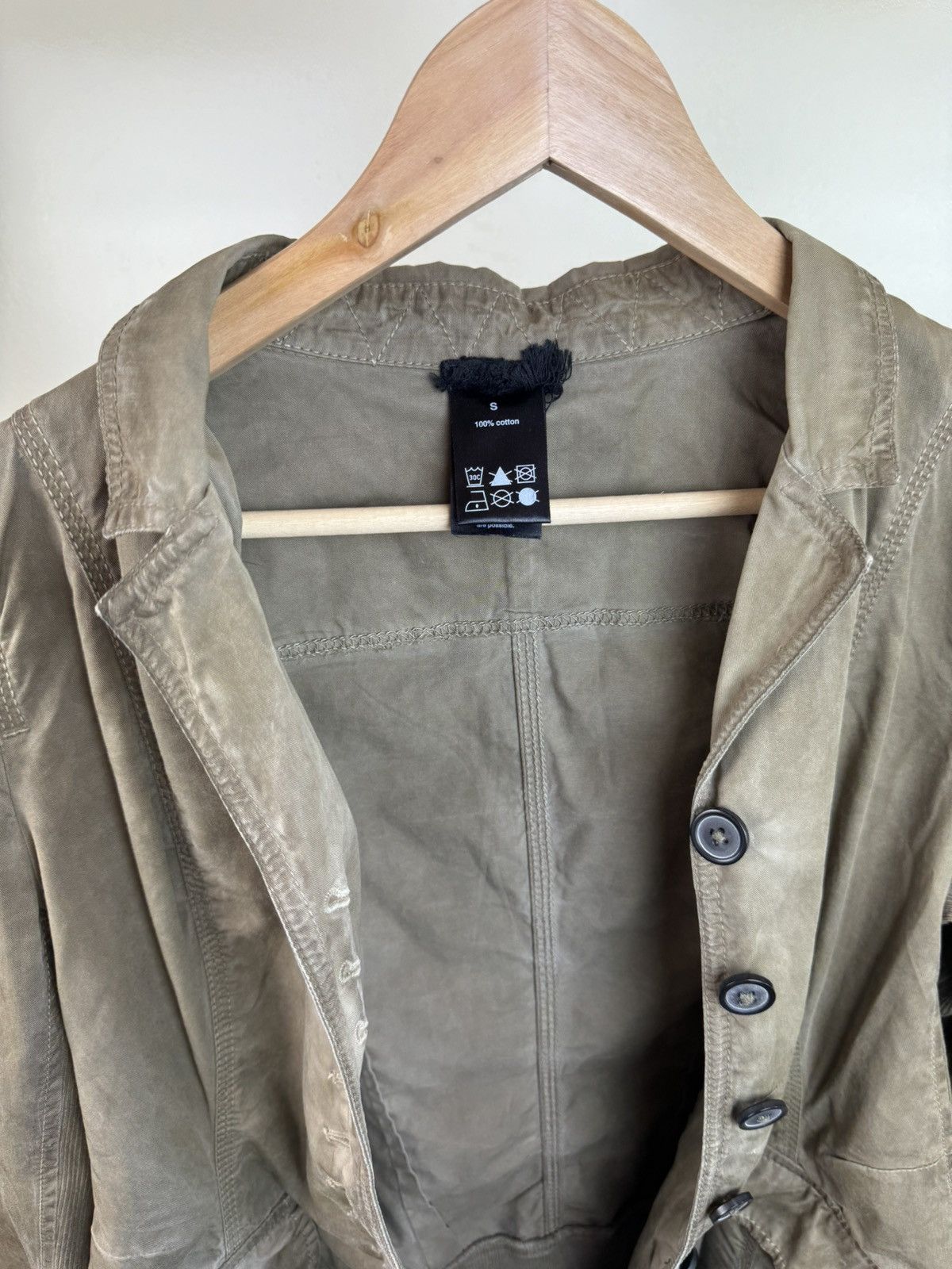 Rundholz Rundholz asymmetric tulip jacket cotton blazer khaki brown S Size S / US 4 / IT 40 - 17 Thumbnail