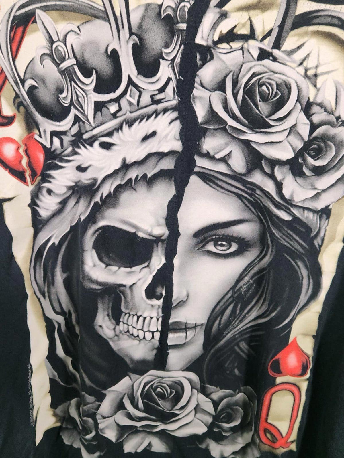Damir Doma D.O.M. Skull Queen Graphic Tee - 3XL Size US XXL / EU 58 / 5 - 2 Thumbnail
