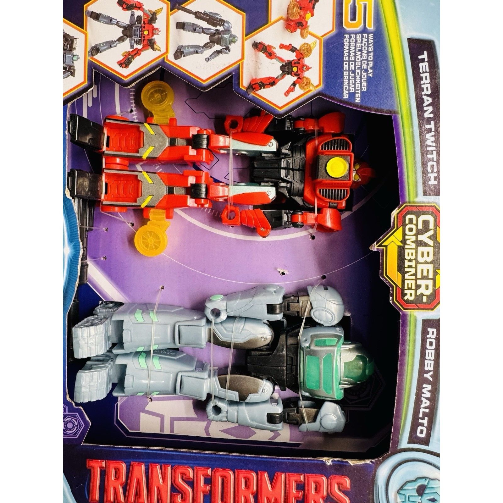Other Hasbro Transformers EarthSpark Cyber-Combiner Terran Twitch Size ONE SIZE - 6 Thumbnail