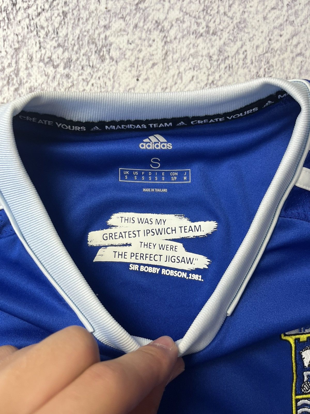 Adidas original IPSWICH TOWN 2020/21 Home Football Shirt Adidas Size US S / EU 44-46 / 1 - 12 Thumbnail
