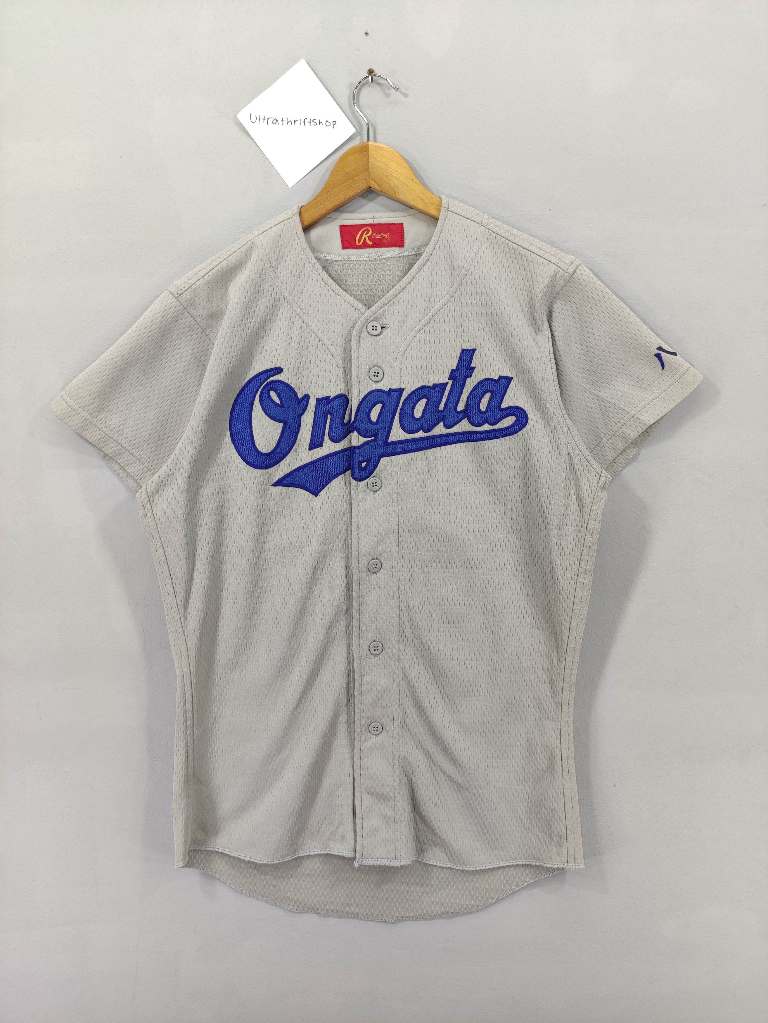 Vintage Vintage Rawlings Ongata Baseball Jersey Size US L / EU 52-54 / 3 - 1 Thumbnail