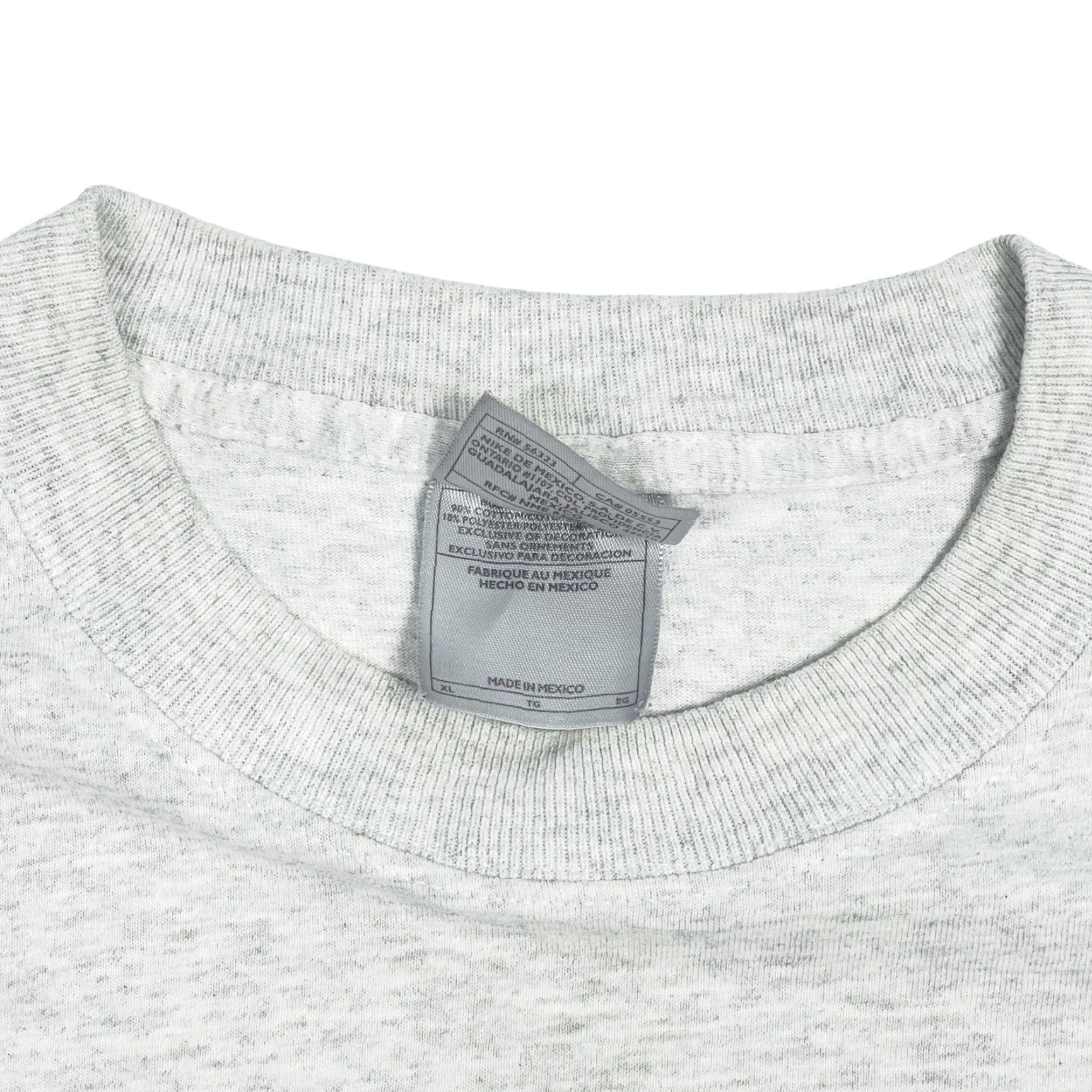 Nike VINTAGE Nike Just Do It Mens T-Shirt XL Gray 90s Shirt Size US XL / EU 56 / 4 - 5 Thumbnail