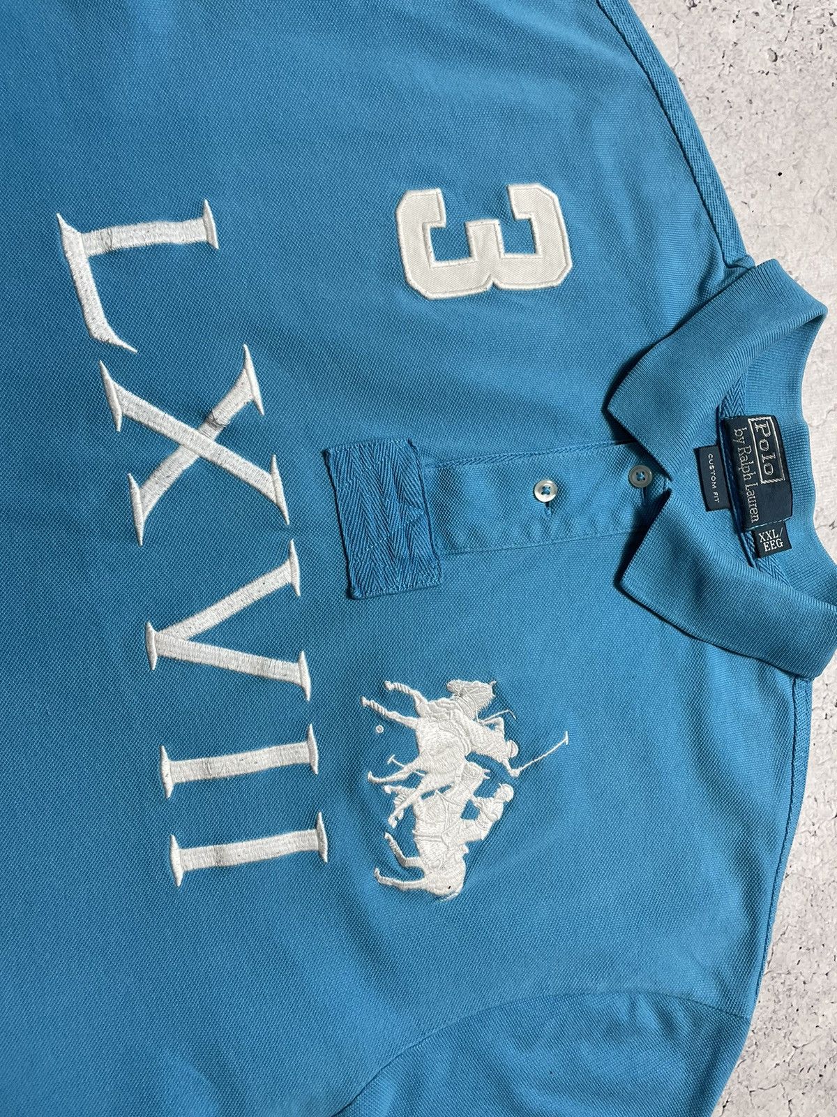 Polo Ralph Lauren Polo Ralph Lauren LXVII #3 Vintage 90s Big Pony Polo T-Shirt Size US XXL / EU 58 / 5 - 5 Thumbnail