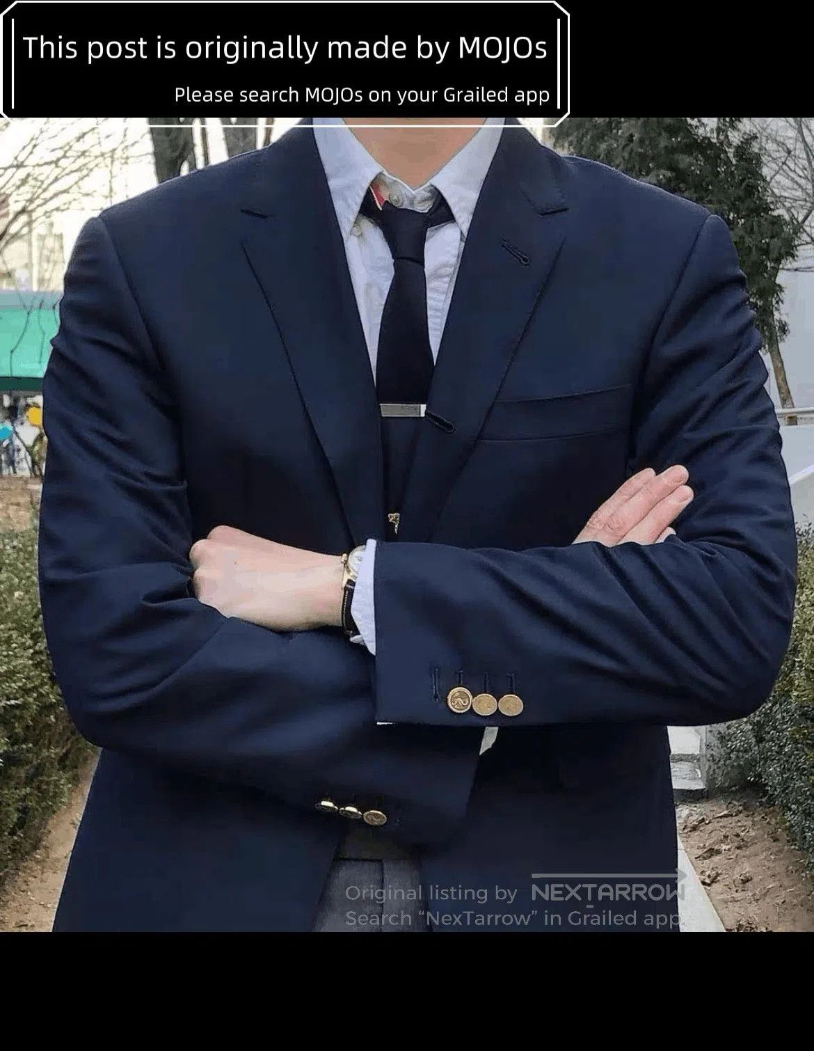 Thom Browne Sz 2 Thom Browne Golden Botton Navy Blazer Jacket. Size US M / EU 48-50 / 2 - 7 Thumbnail