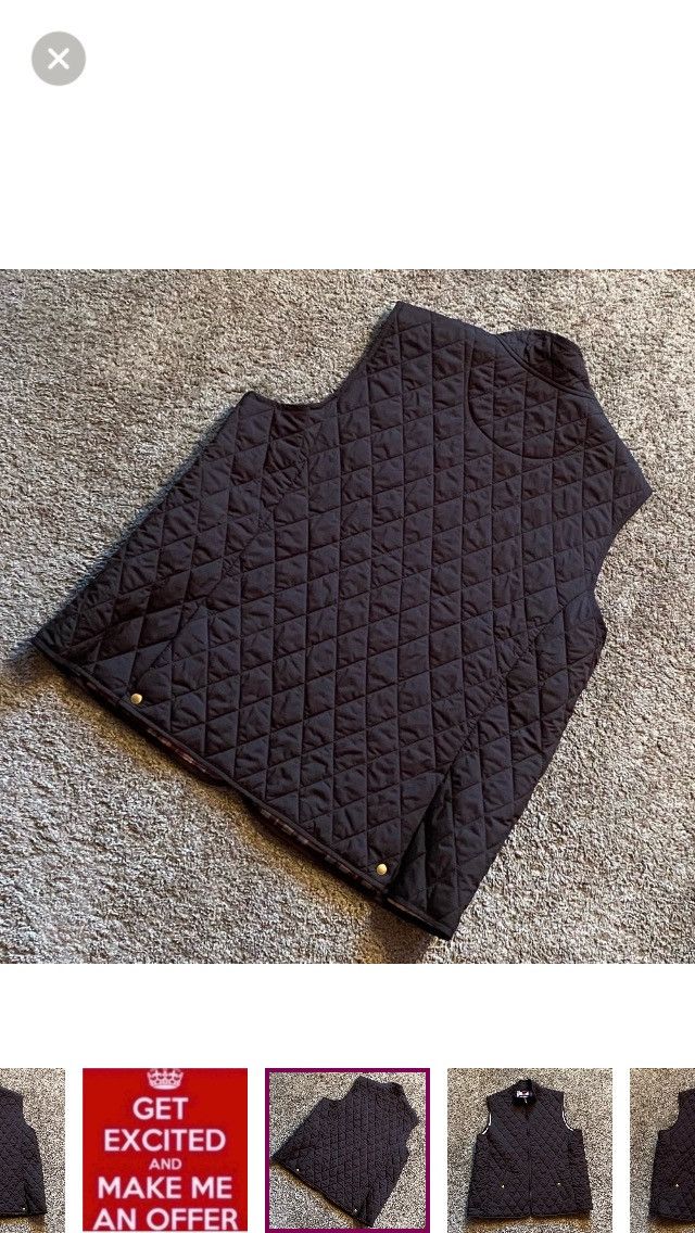 Lands' End Lands End Woman’s Brown Quilted Best 2X Size XXL / US 16-18 / IT 52-54 - 9 Thumbnail