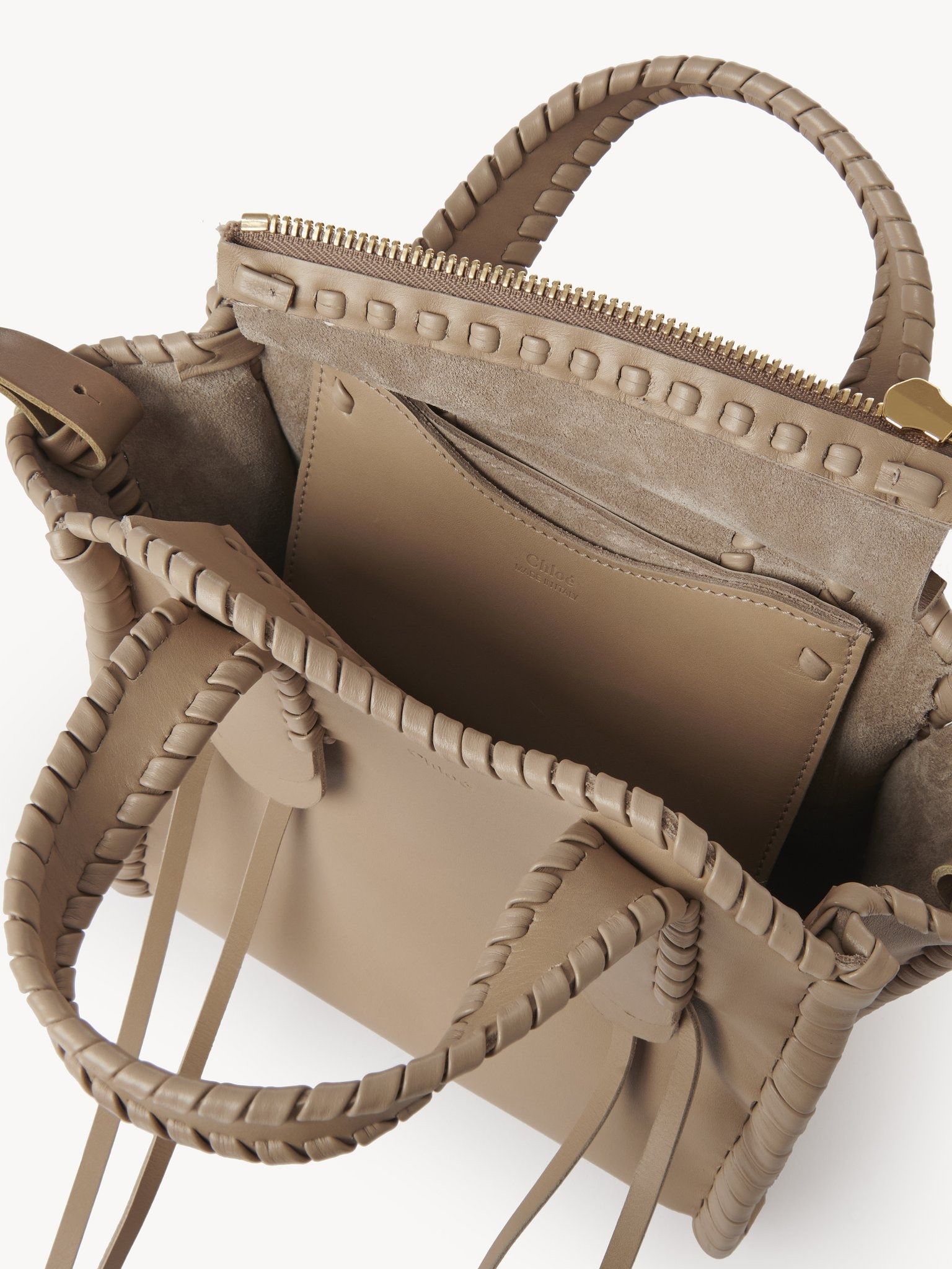 Chloe o1loc1c0325 Size: OS / CHC23 Mony Small Tote Bag Argil Brown Size ONE SIZE - 5 Thumbnail