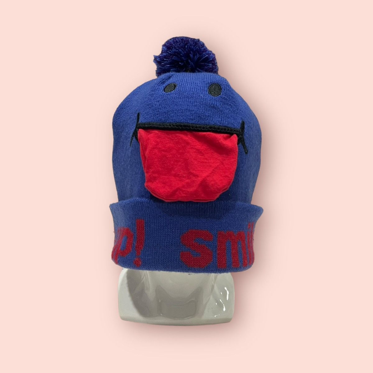 Hysteric Glamour × Japanese Brand VINTAGE UP SMILE JAPAN BEANIE Size ONE SIZE - 19 Thumbnail