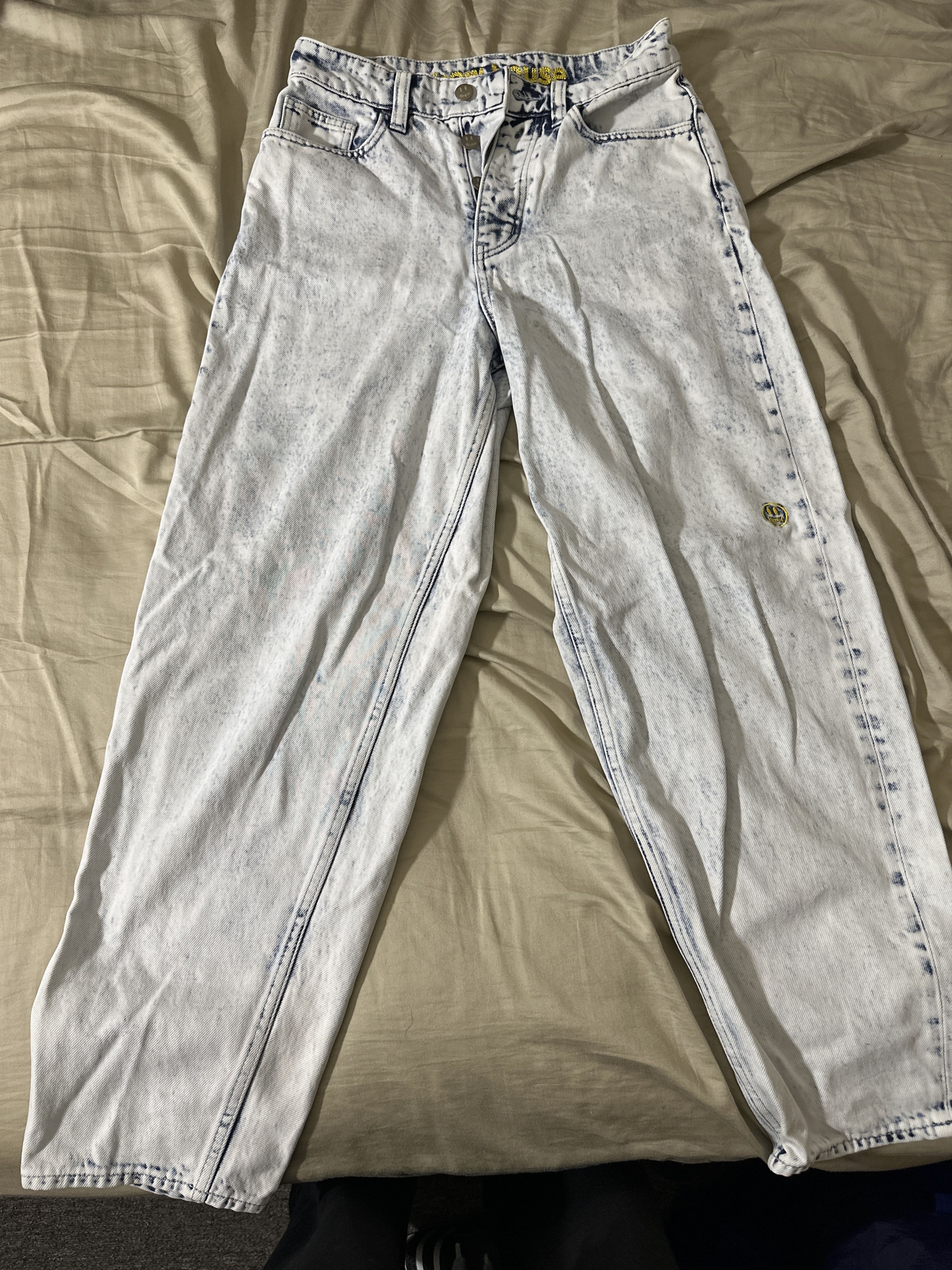 image of Drew House Tapered Baggy Jeans in Indigo, Men's (Size 28)