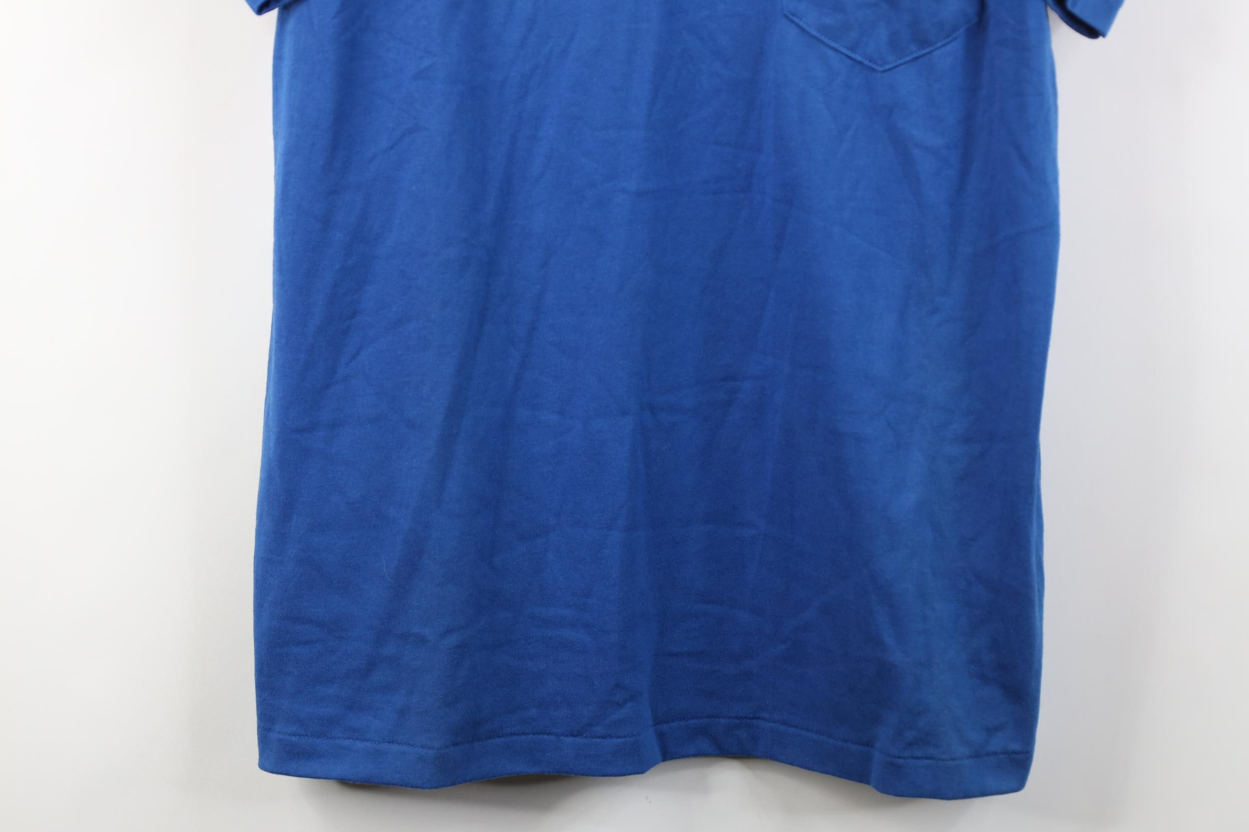 Vintage Vintage 80s 90s Streetwear Collared Golf Polo Shirt Blue USA Size US L / EU 52-54 / 3 - 3 Thumbnail