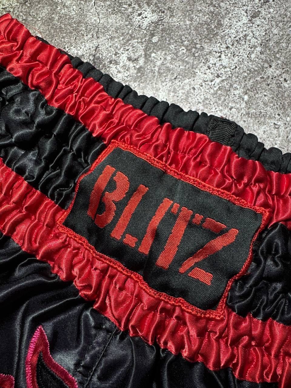 Vintage Vintage Blitz Boxing Shorts Muay Thai Kickboxing Size US 34 / EU 50 - 4 Thumbnail