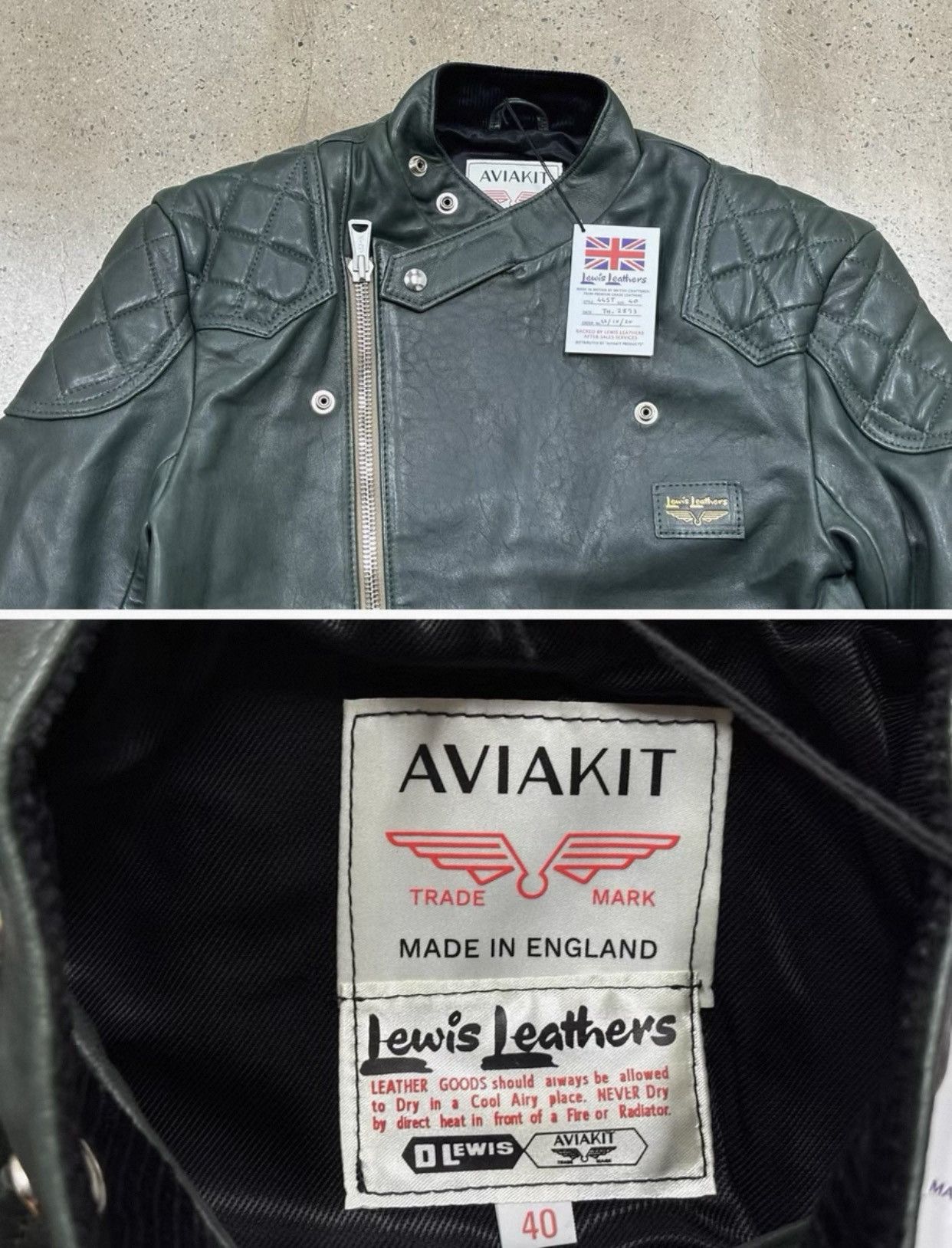 Lewis Leathers Lewis Leathers 445 Super Monza Leather Jacket Size US L / EU 52-54 / 3 - 5 Thumbnail
