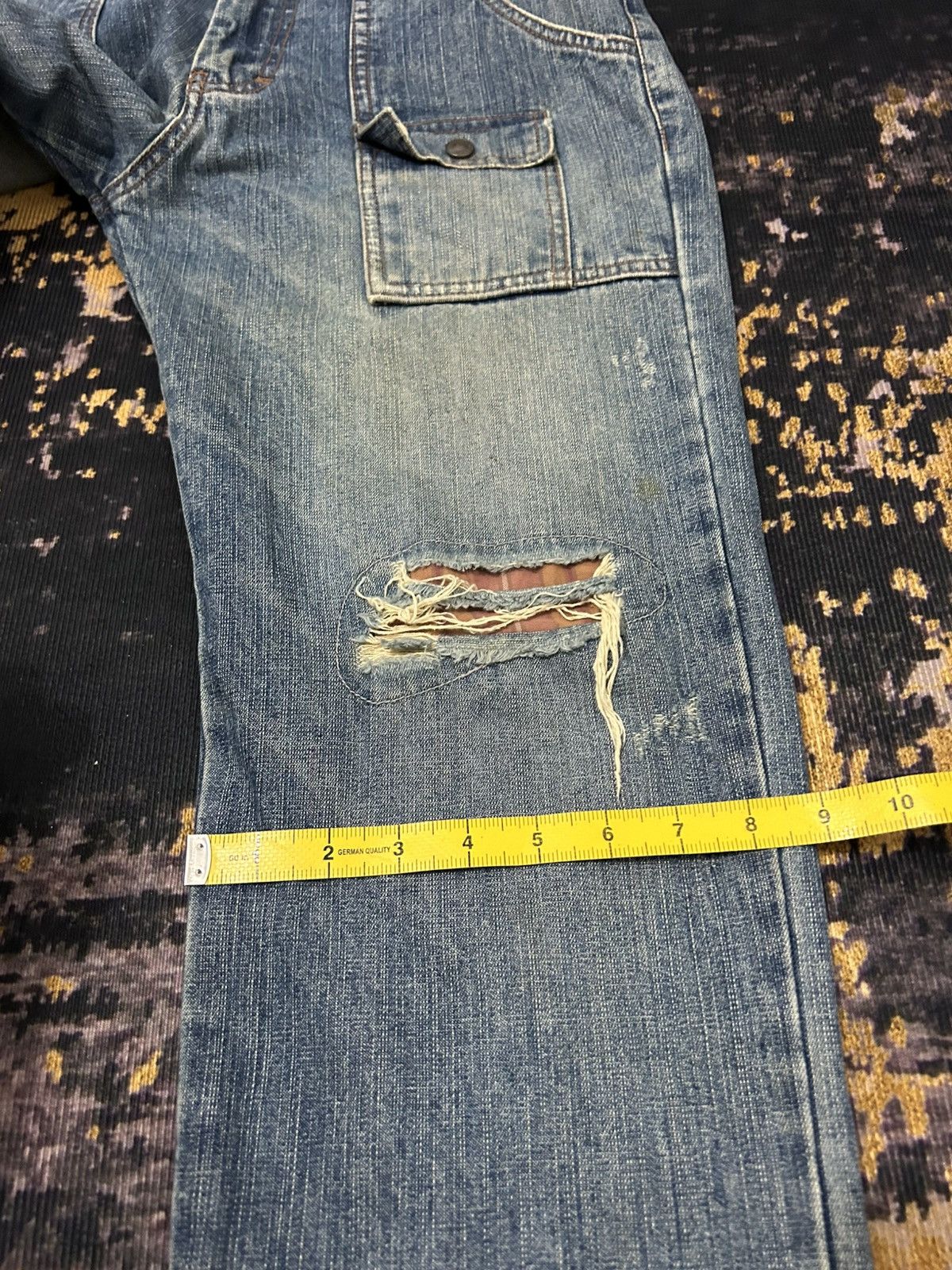 Japanese Brand Kissmark Japan 6 Pocket Rippert Jeans Size US 33 - 20 Thumbnail