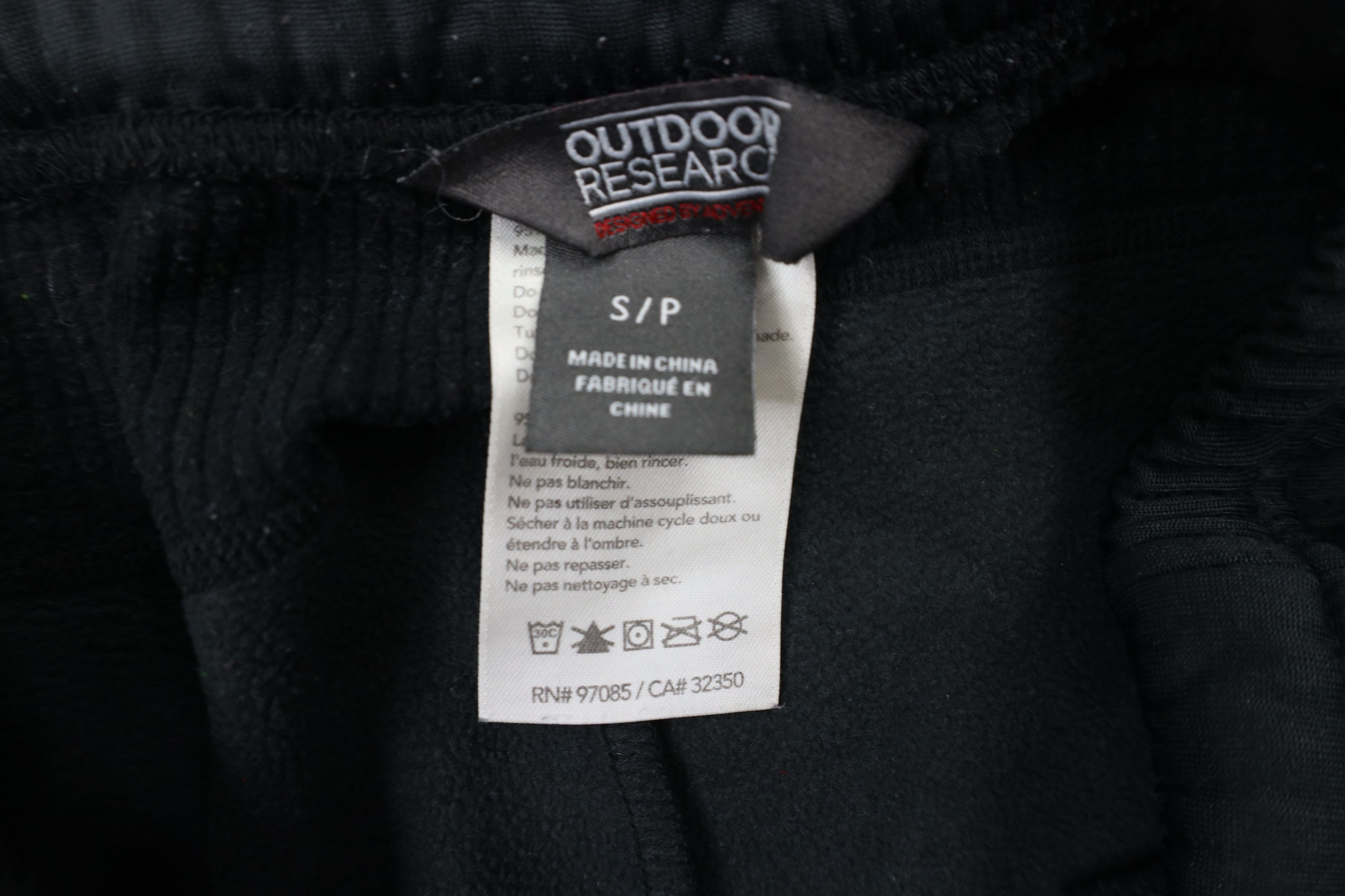 Outdoor Research × Vintage Outdoor Research OR Brushed Fleece Lined Pants Black Size US 32 / EU 48 - 8 Thumbnail