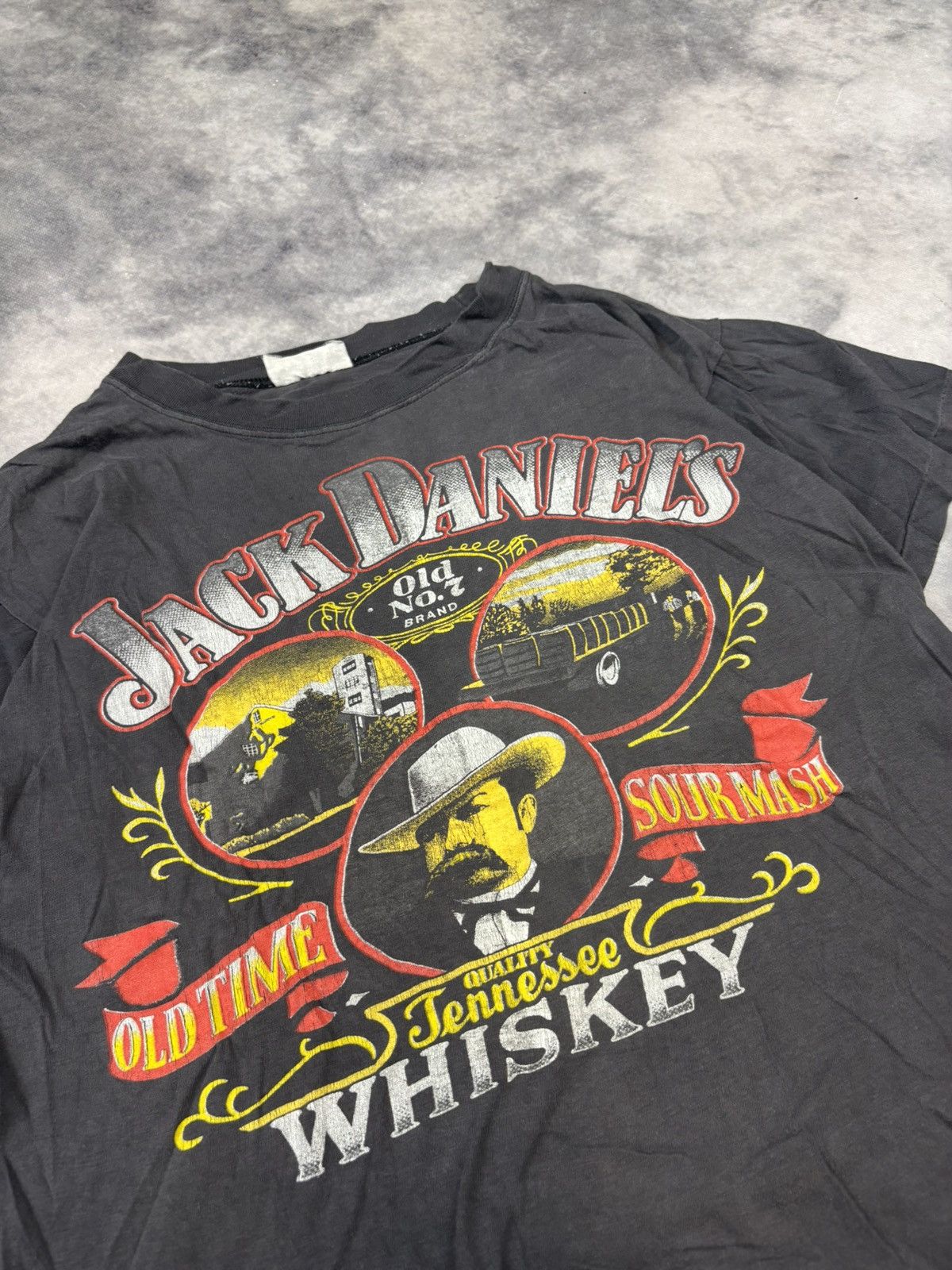 Band Tees Vintage 90s Jack Daniels whiskey t shirt graphic Streetwear Size US M / EU 48-50 / 2 - 2 Thumbnail