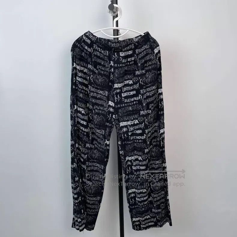 Balenciaga Balenciaga Eiffel Tower print denim pants Size US 28 / EU 44 - 1 Thumbnail