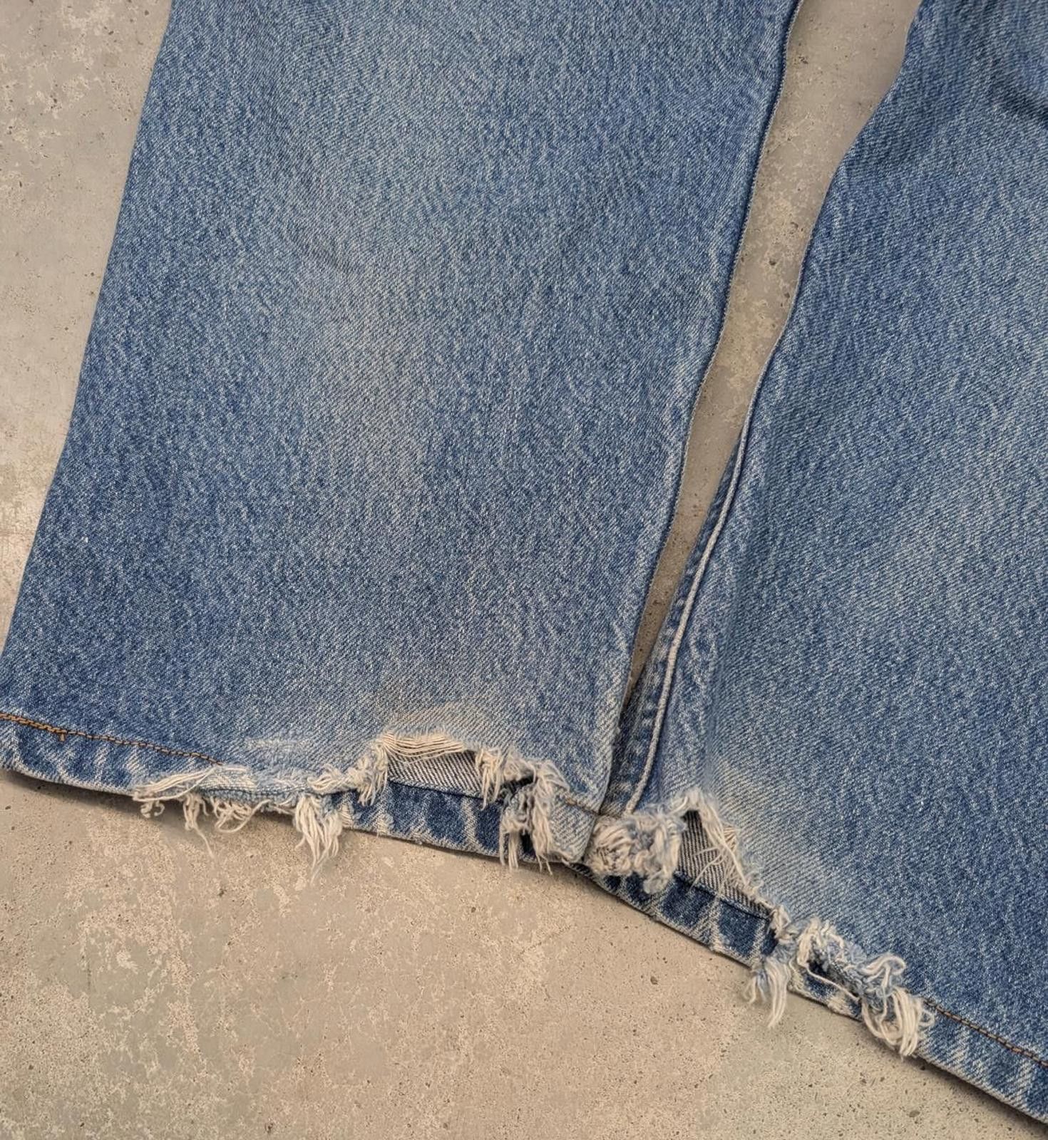 Carhartt Y2K Carhartt Light-Blue Denim Dsitressed Jeans Size US 30 / EU 46 - 2 Thumbnail