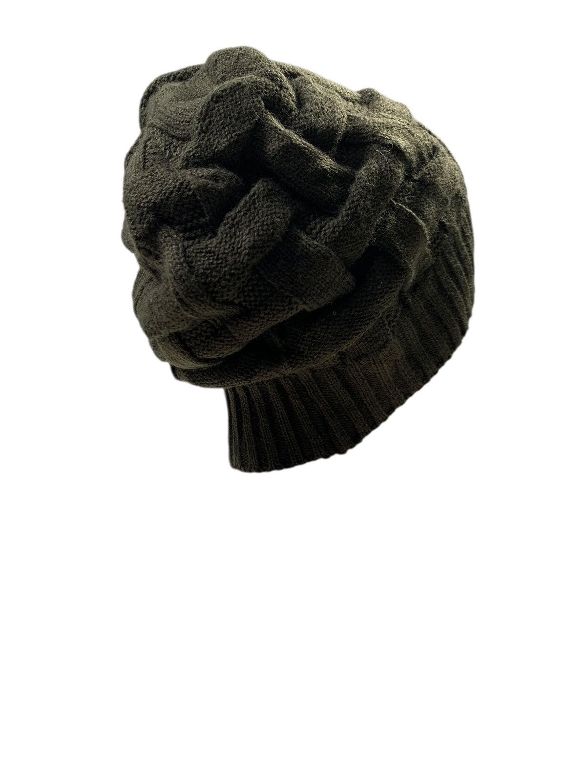 Japanese Brand × Kapital × Vintage Punk Bondage Style cable Beanie Hats RARE Size ONE SIZE - 3 Thumbnail