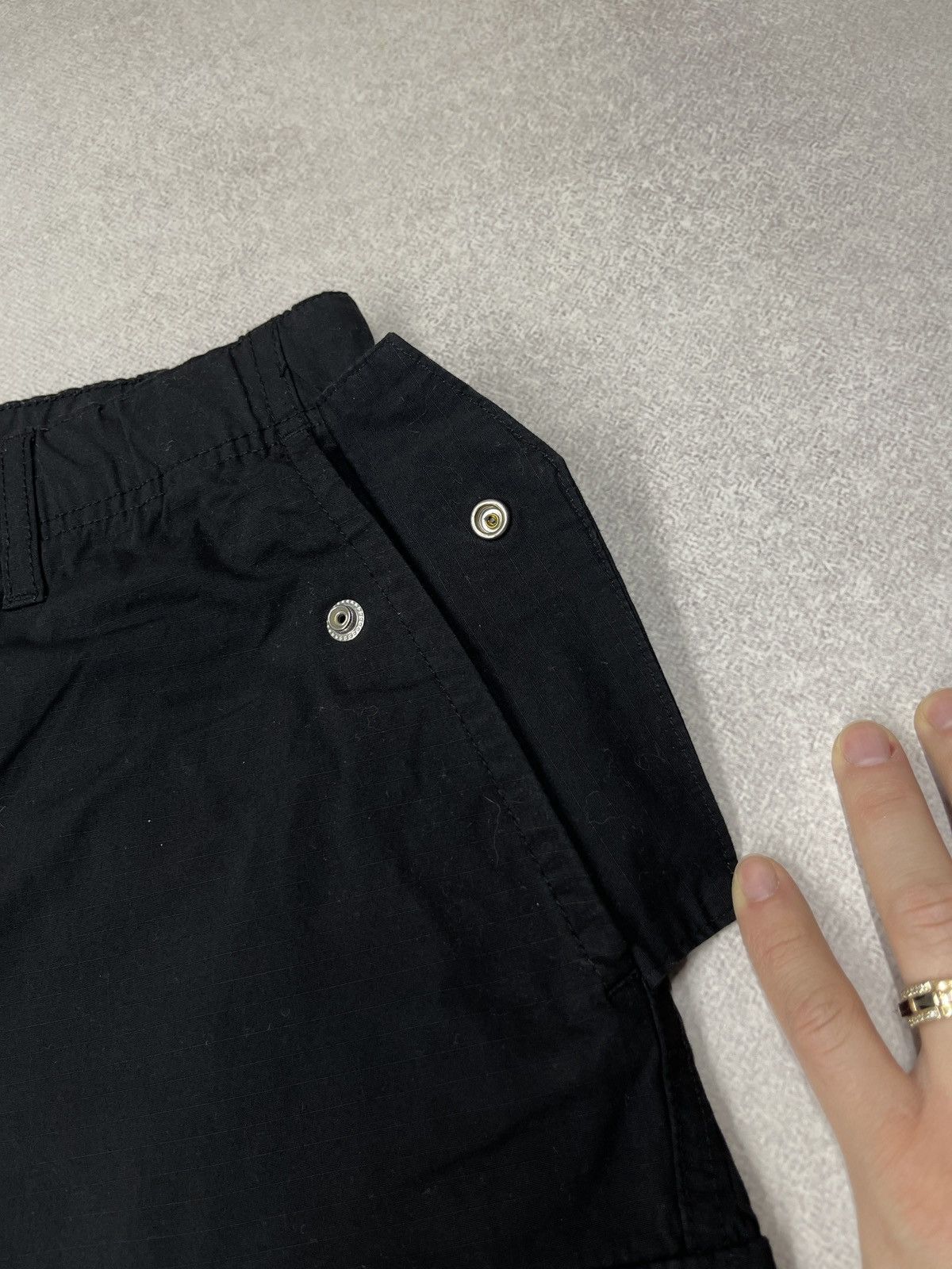 H&M Mens H&M Cargo Pants Black Size US 34 / EU 50 - 6 Thumbnail