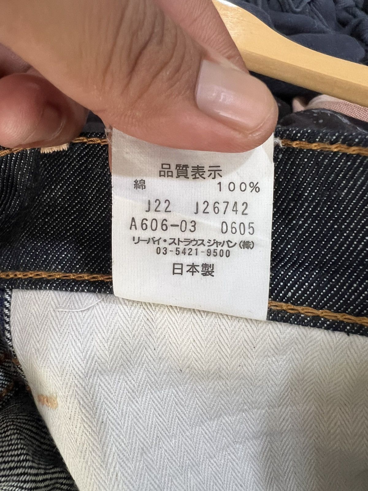 Levi's 🔥Rare Vintage Levis Button J22 Denim Size US 31 - 17 Thumbnail