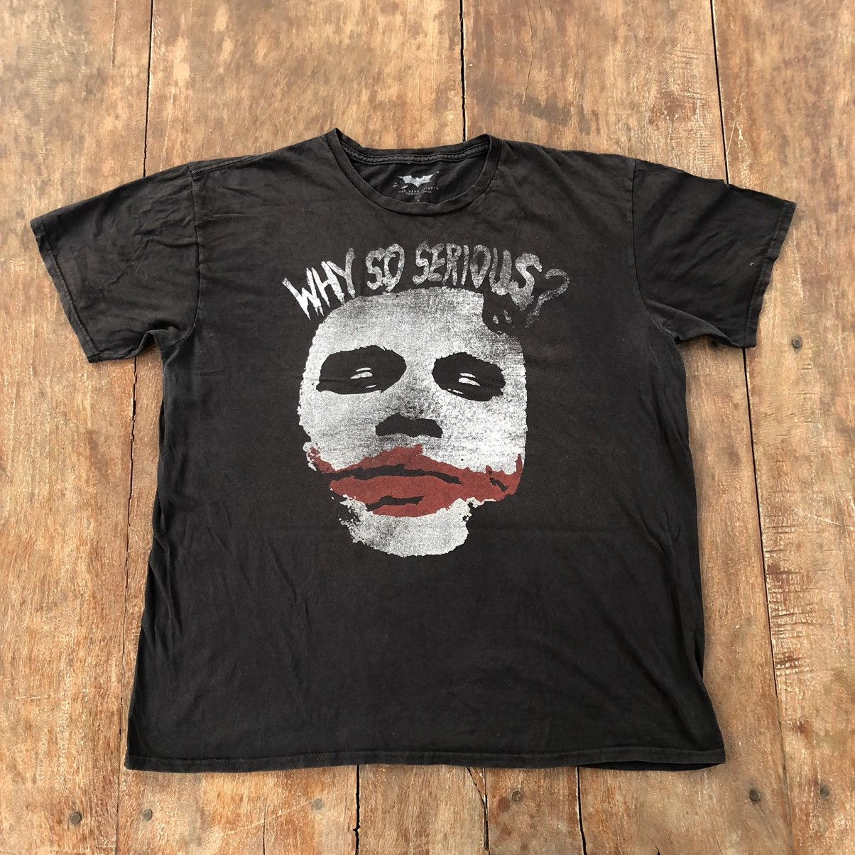 Vintage Vintage Joker Heath Ledger Movies T Shirt Size US XL / EU 56 / 4 - 1 Thumbnail