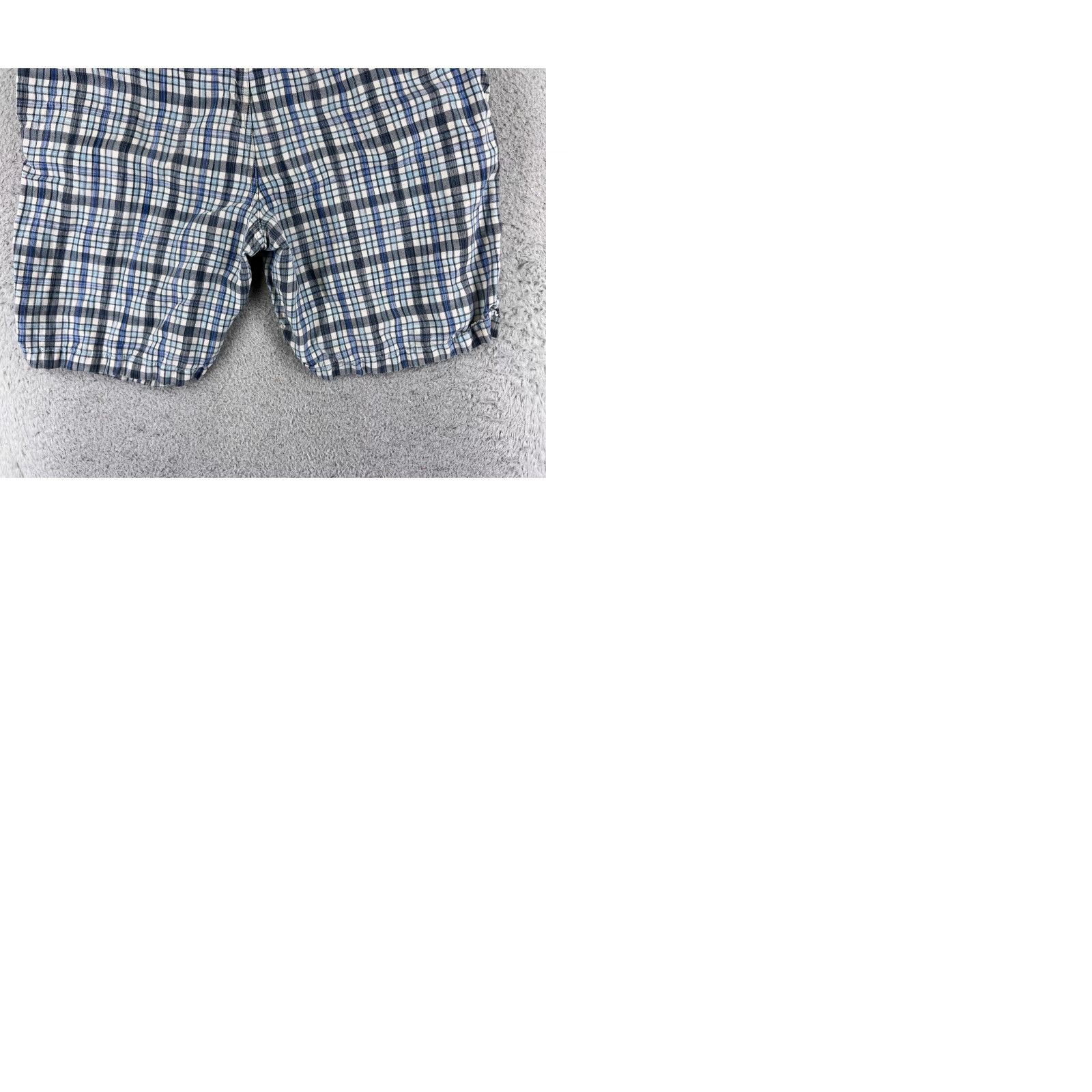 Tommy Bahama Tommy Bahama Shorts Mens 38 Blue Plaid Linen Tencel Blend Beach Vacation Vegas Size US 38 / EU 54 - 10 Thumbnail